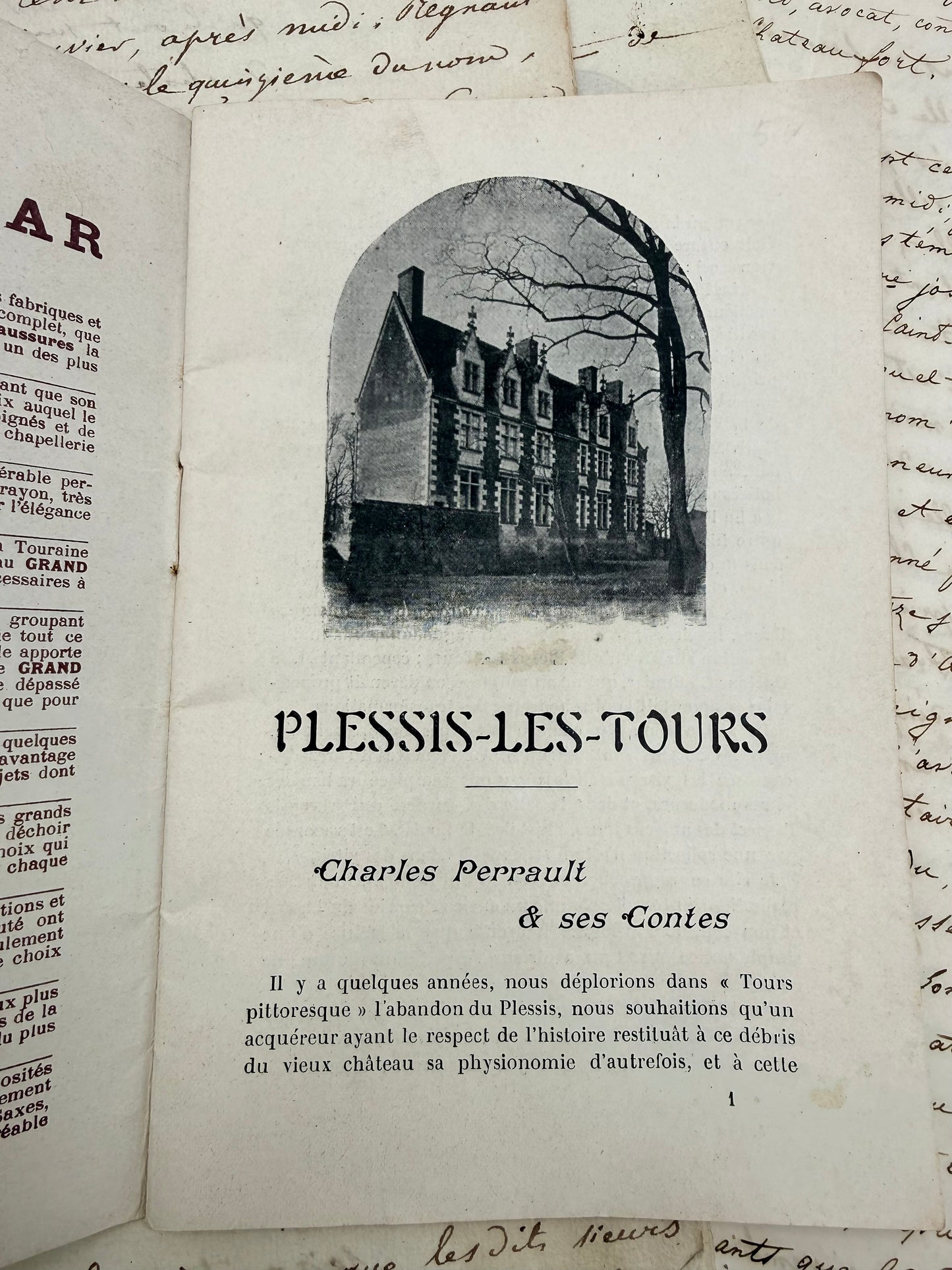 Plessis Les Tours, French Architecture Pamphlet