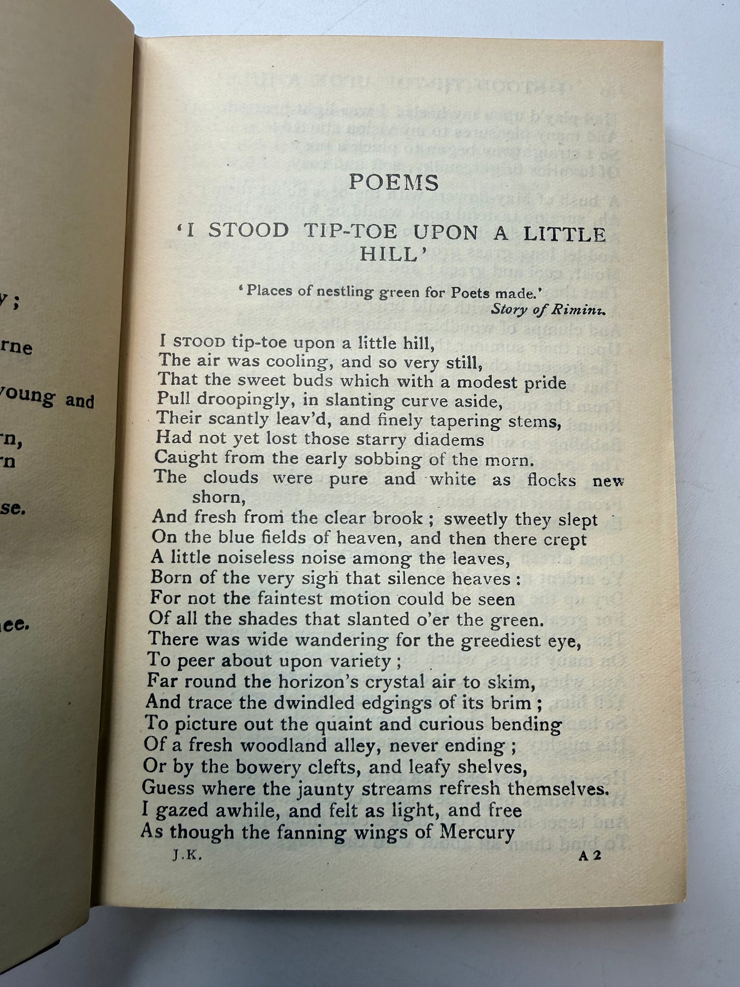 John Keats Works, Illustrated by Dixon