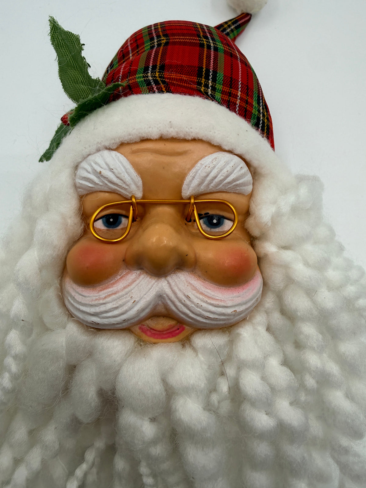 Vintage Small Santa Face Decor