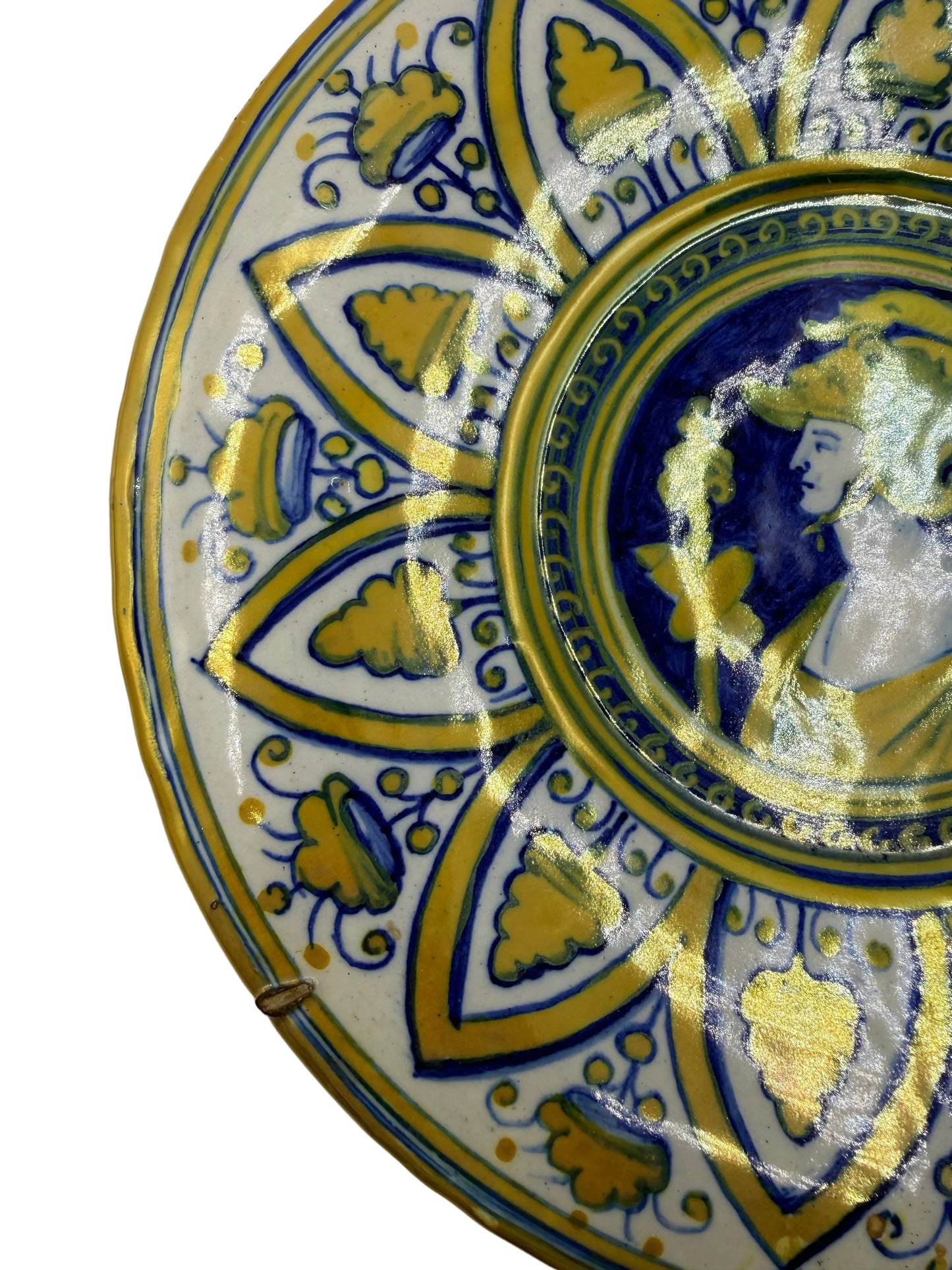 Antique Signed Royal Style Italian Plate