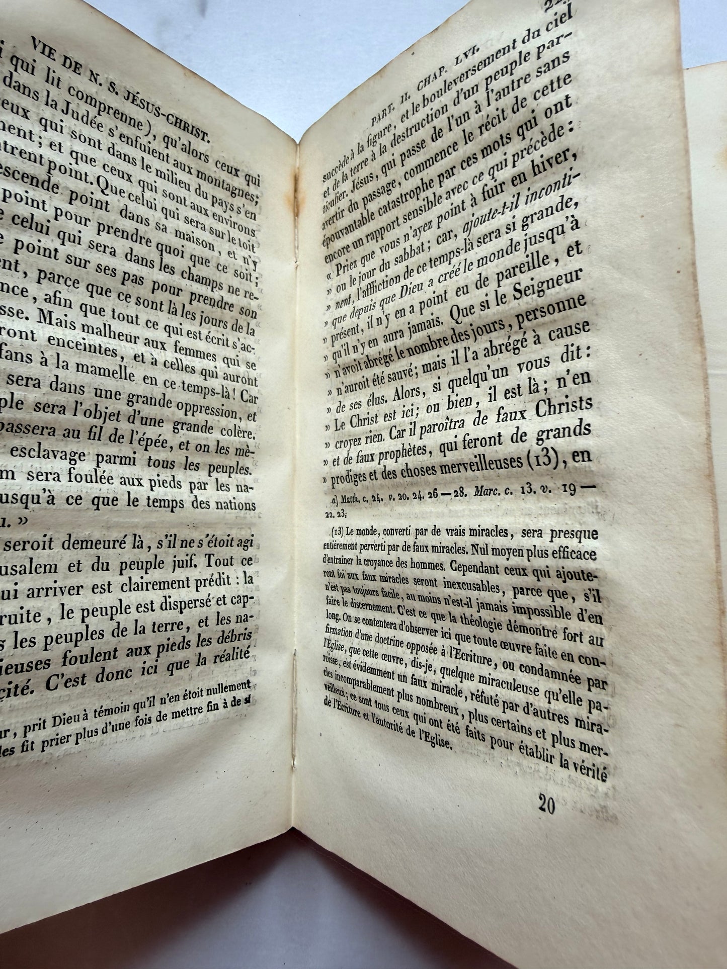 French Antique Book on the History of the Life of Jesus Christ