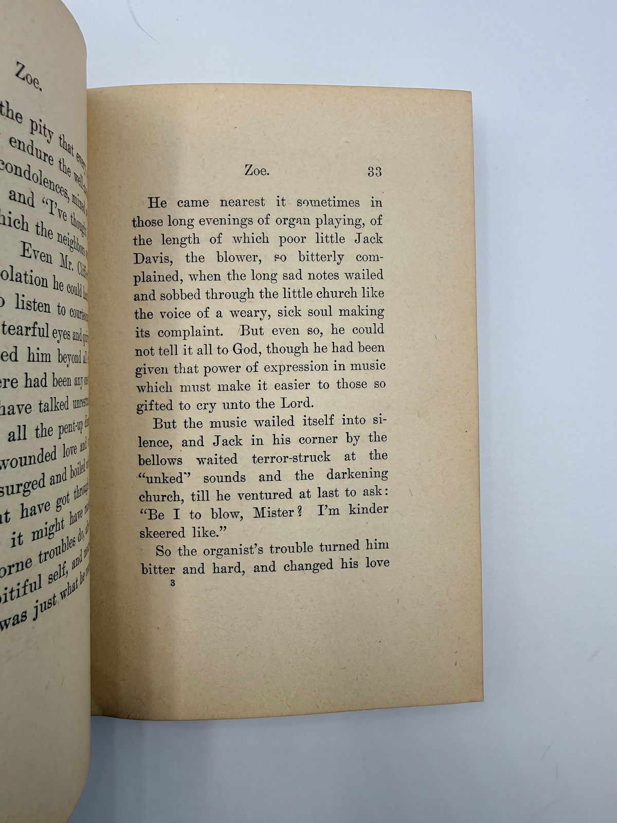Zoe- an Antique Book