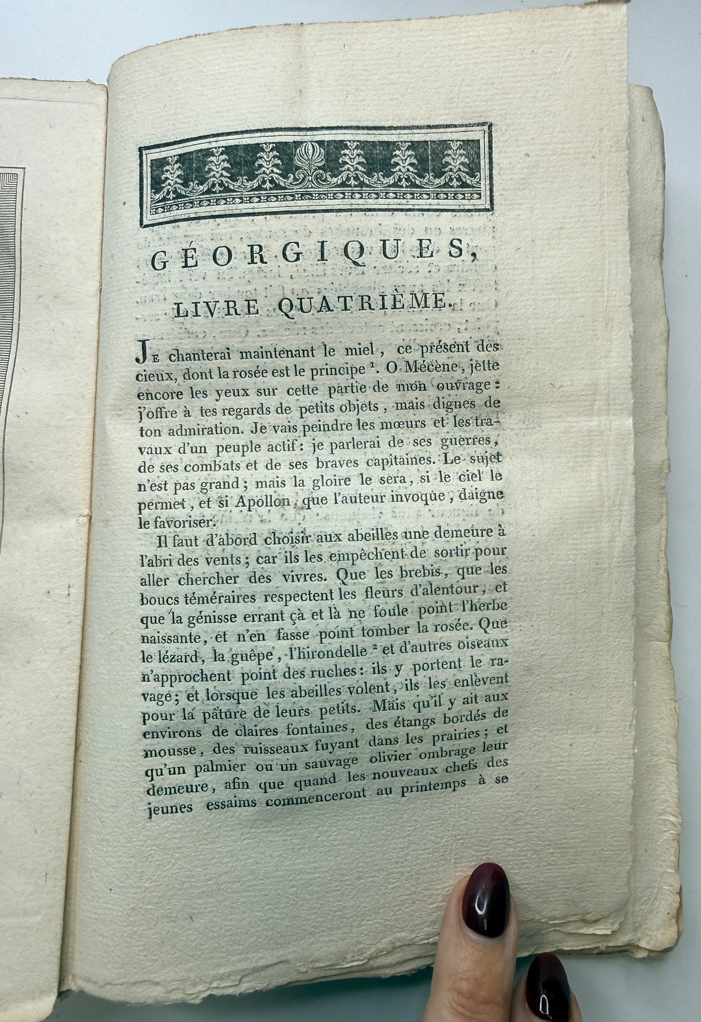 The Works of Virgile, French Pink Soft Cover Books, 1802