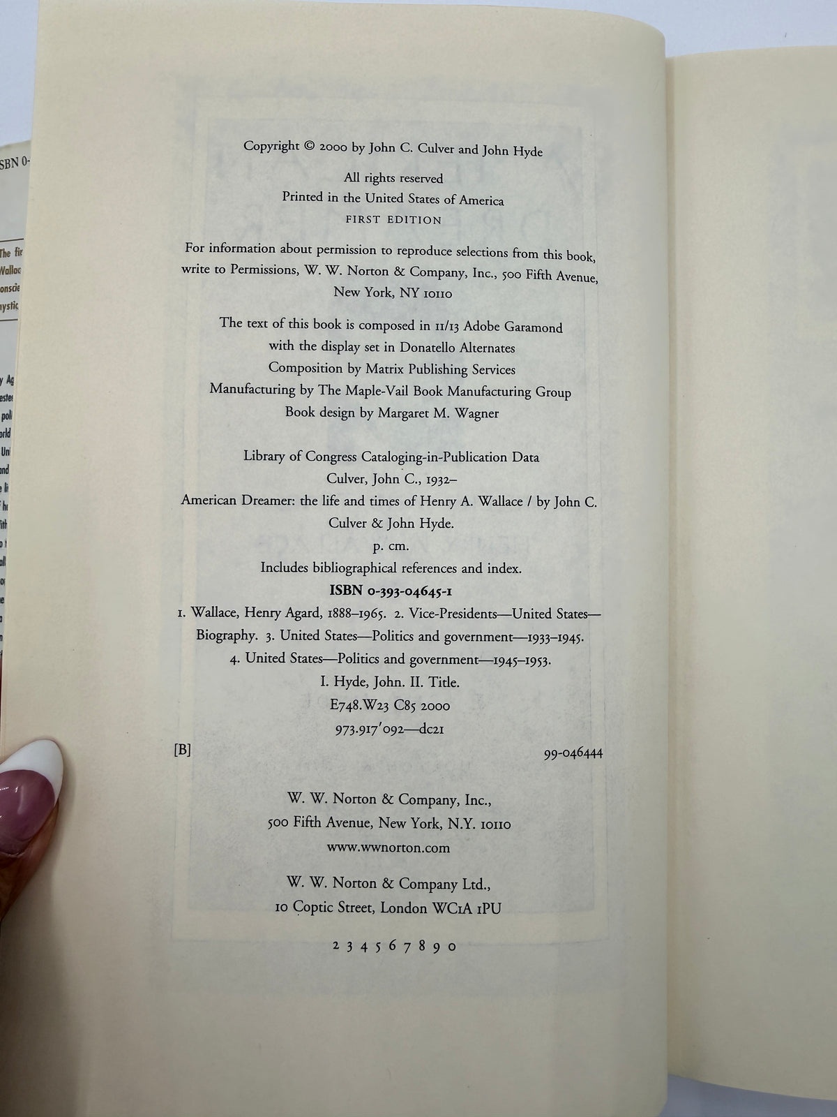 American Dreamer, A Life of Henry A Wallace
