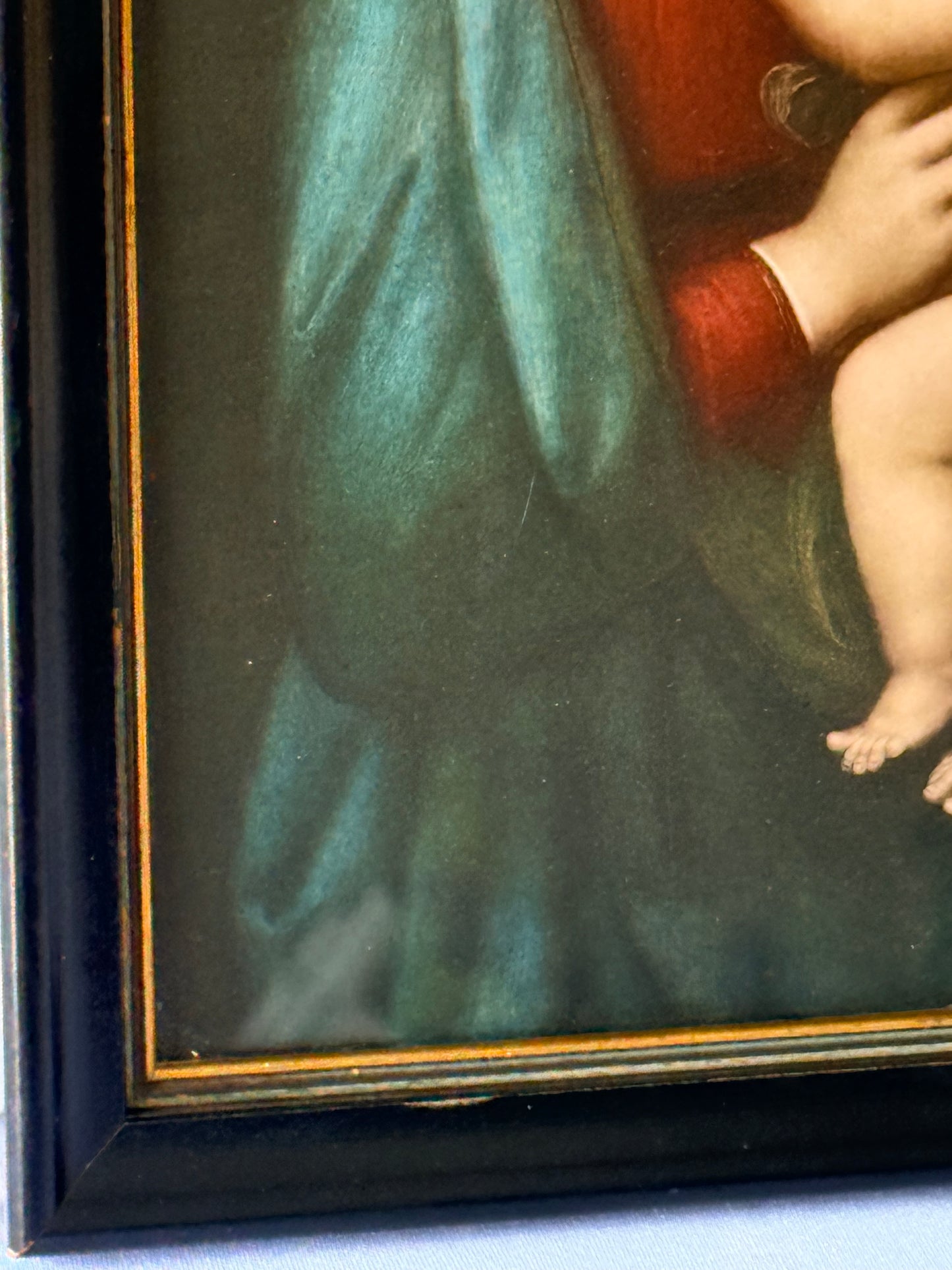 Madonna Christian Print by Roberto Hoesch, Italy, 11”