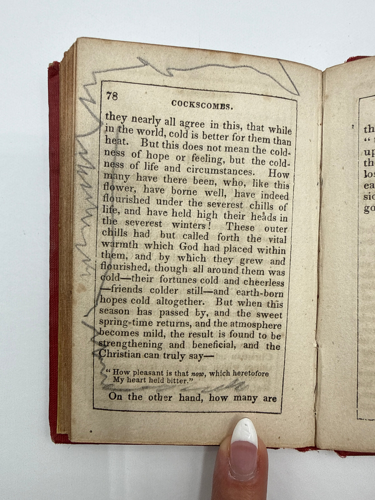Thoughts Among Flowers, Small Book, 1853