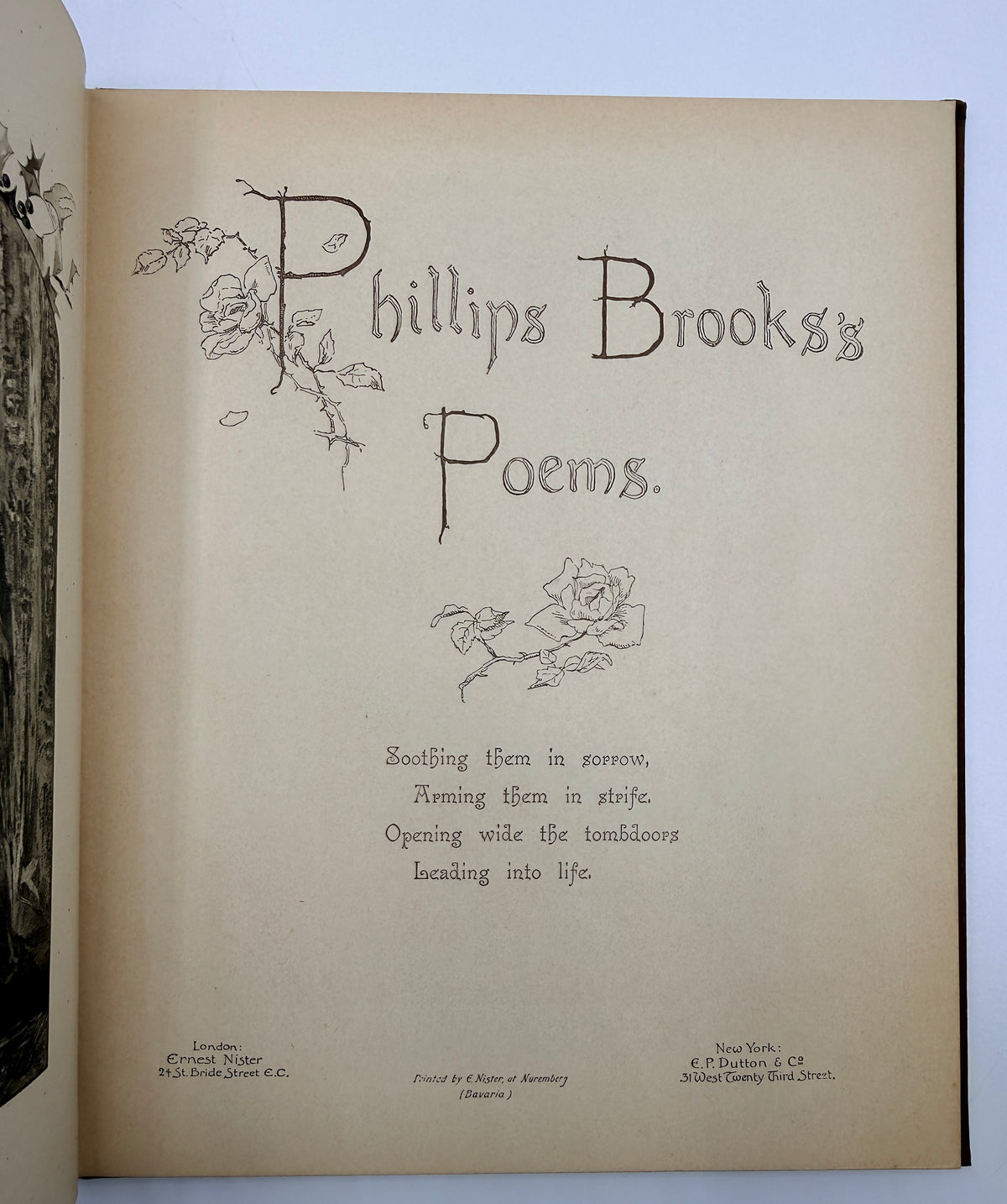 Philip Brooks’s Poems, Christmas Theme
