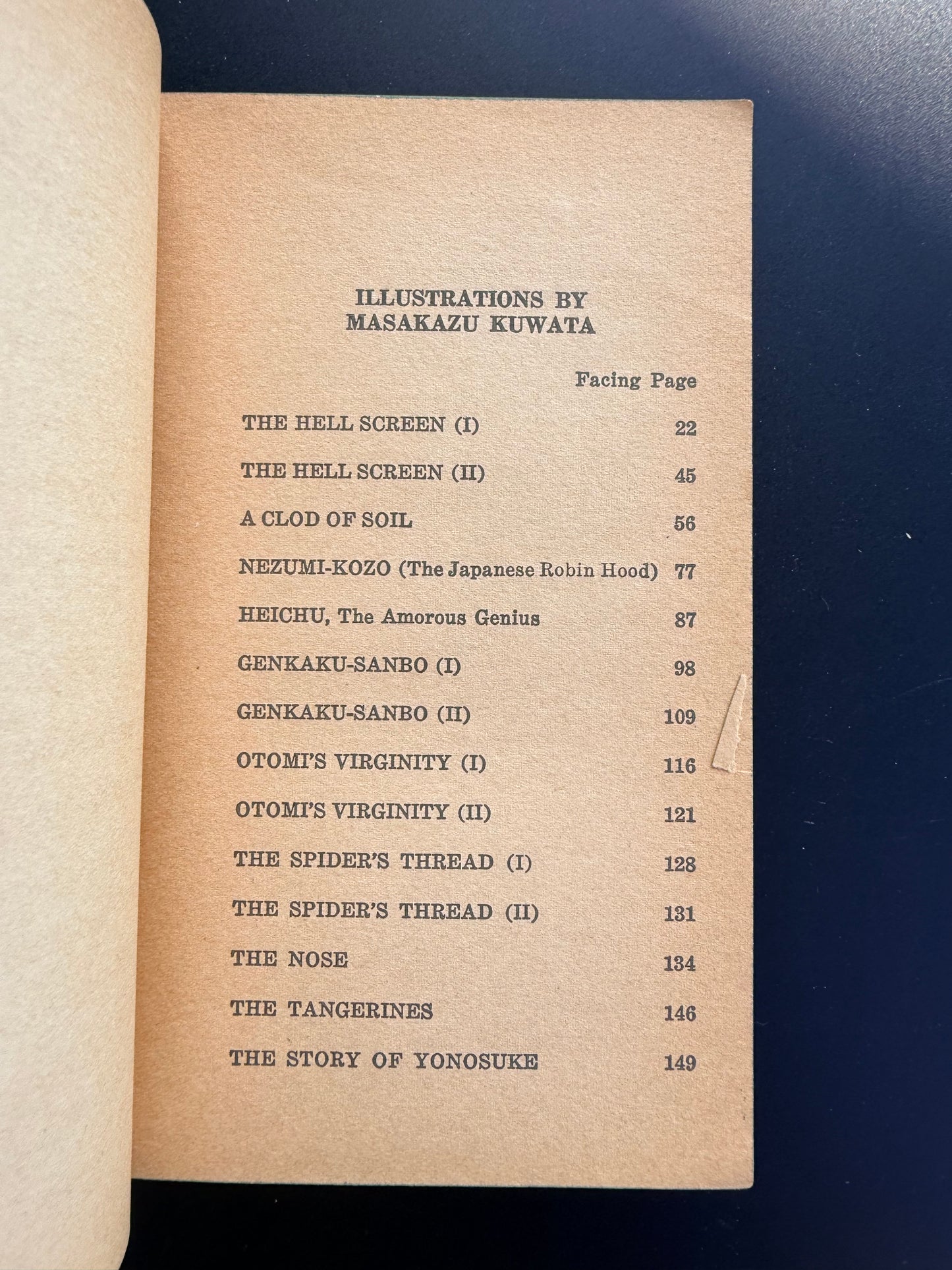 Japanese Short Stories by Ryunosuke Akutagawa, 1961