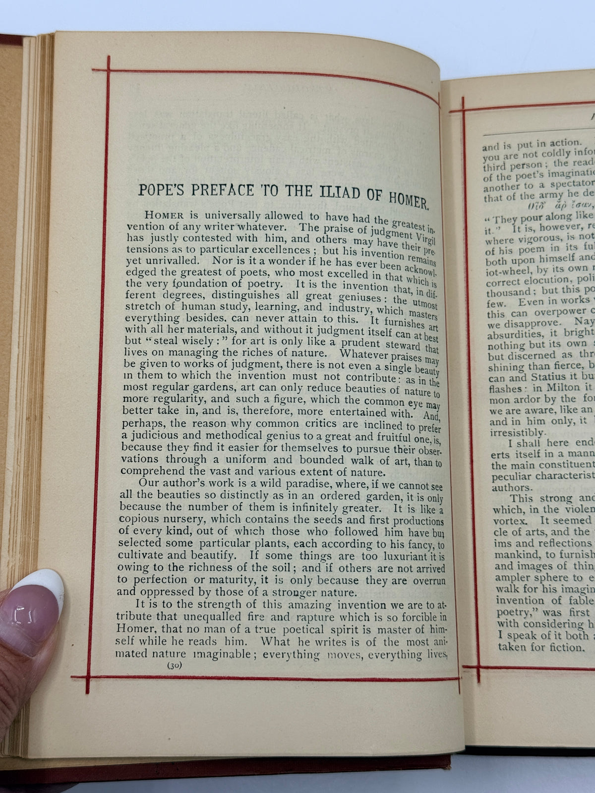 Homer’s Iliad, Alexander Pope Edition