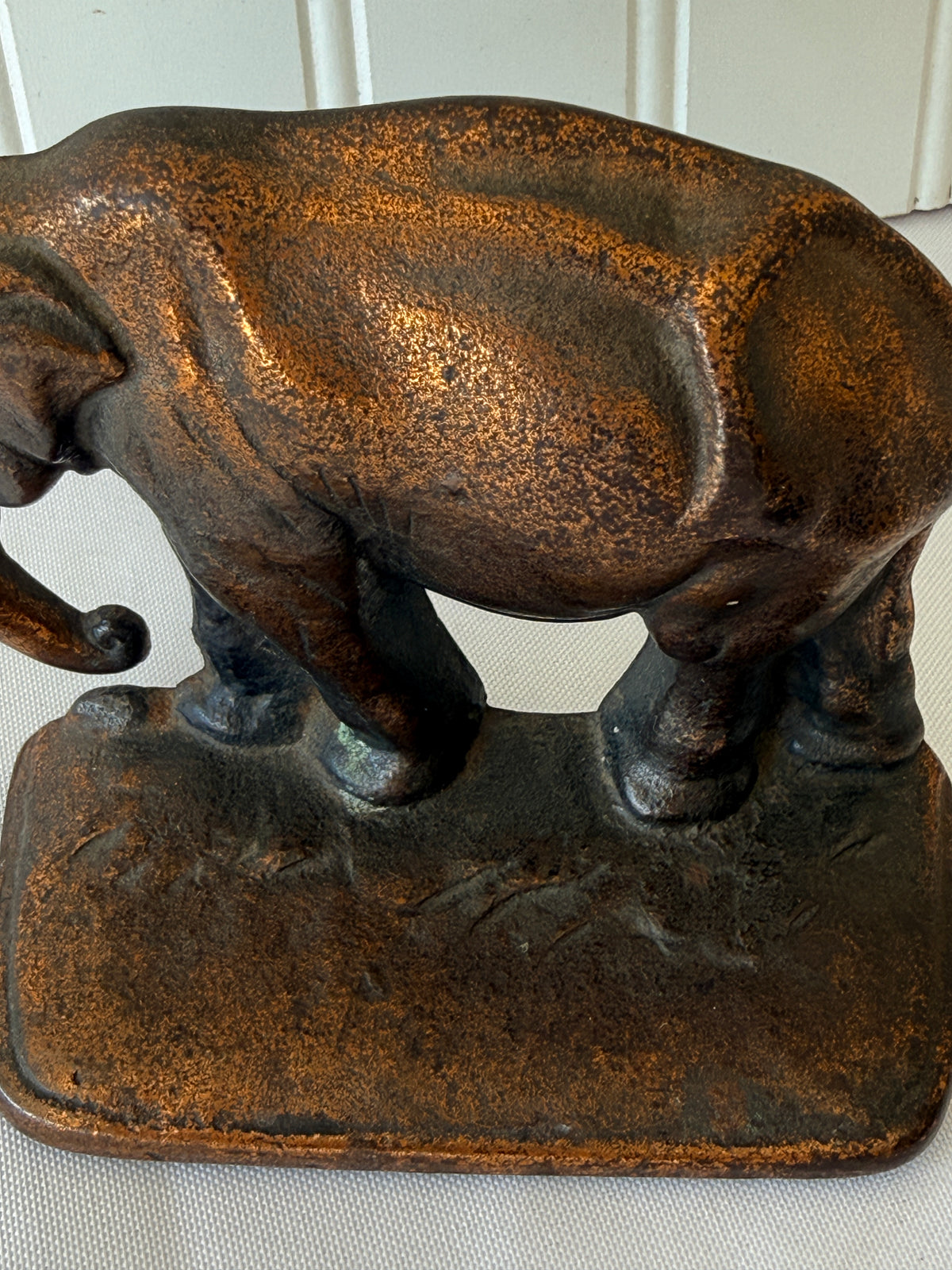 Elephant Cast Iron Bookends, 5”