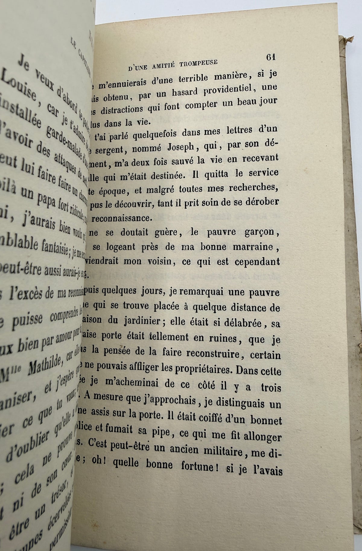 The Dangers of Deceptive Friendship, French Cartonnage Book
