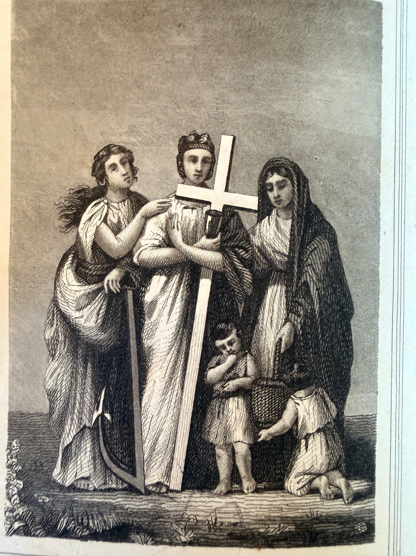 French Cartonnage Book on Catholic Topic, 1851