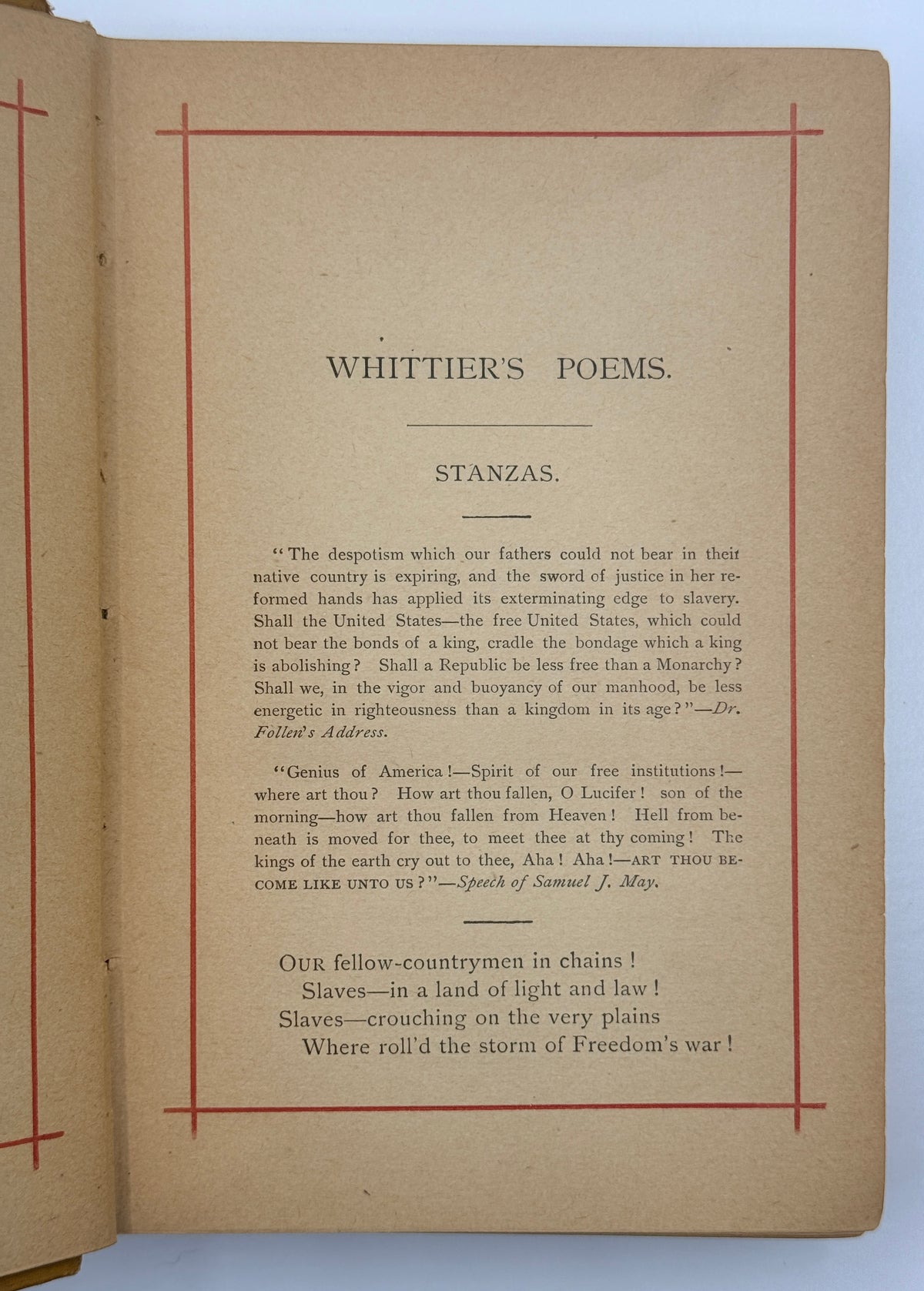 John G Whittier’s Poems, 1880’s