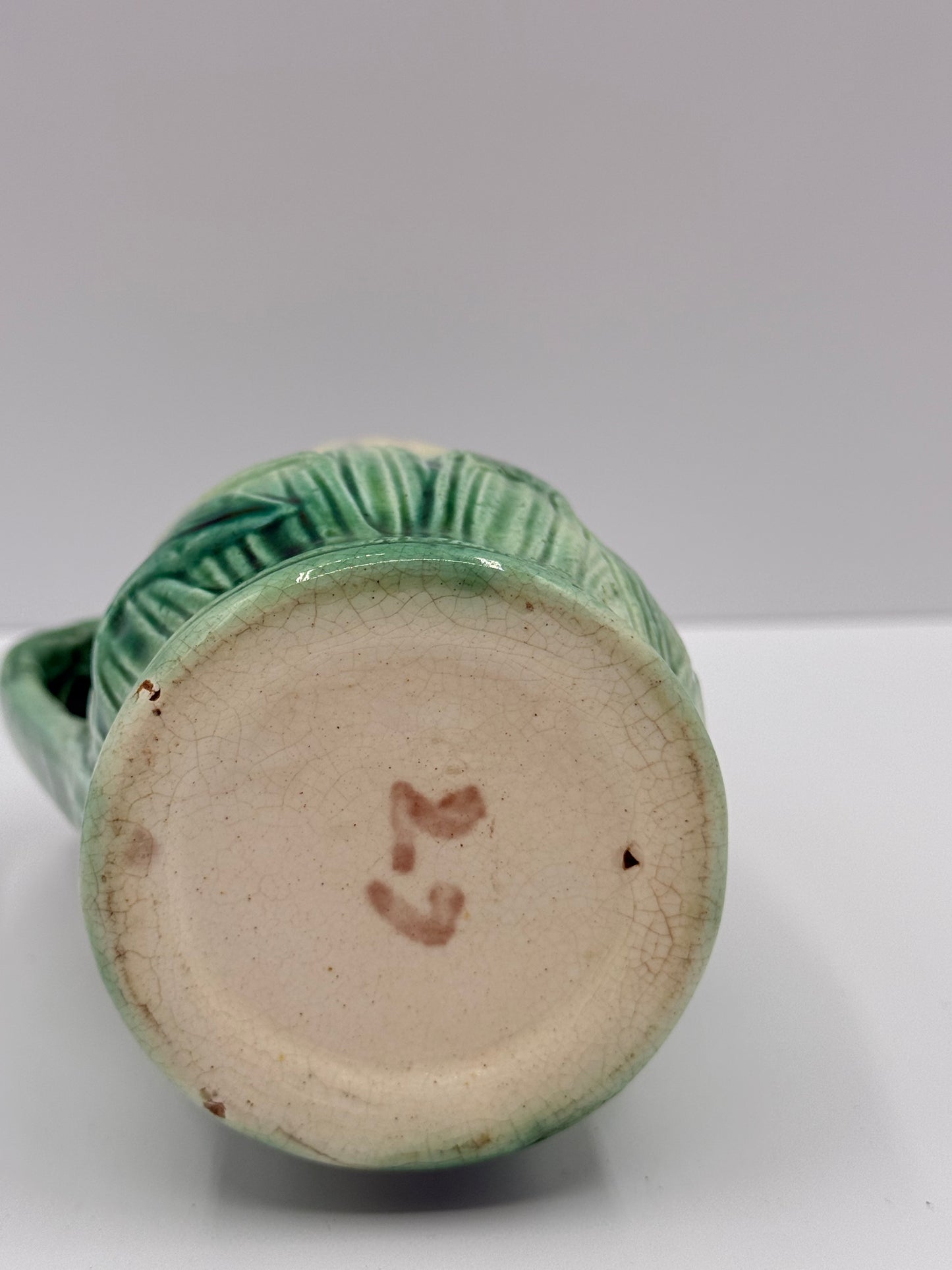 Etruscan Majolican Corn Creamer
