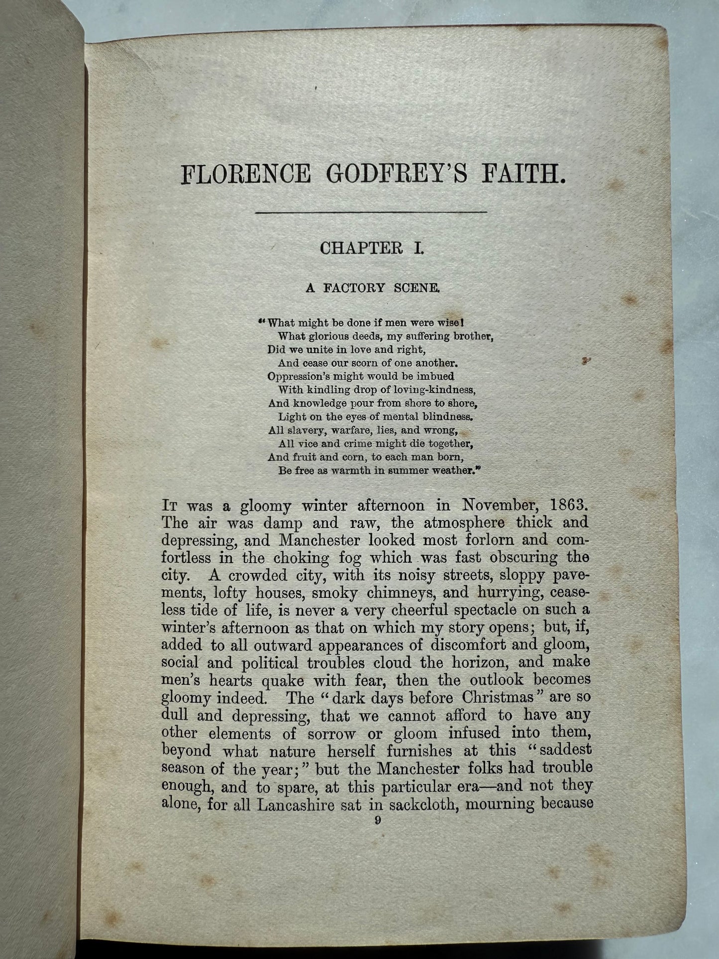 Florence Godfrey's Faith, Decorative Floral Book