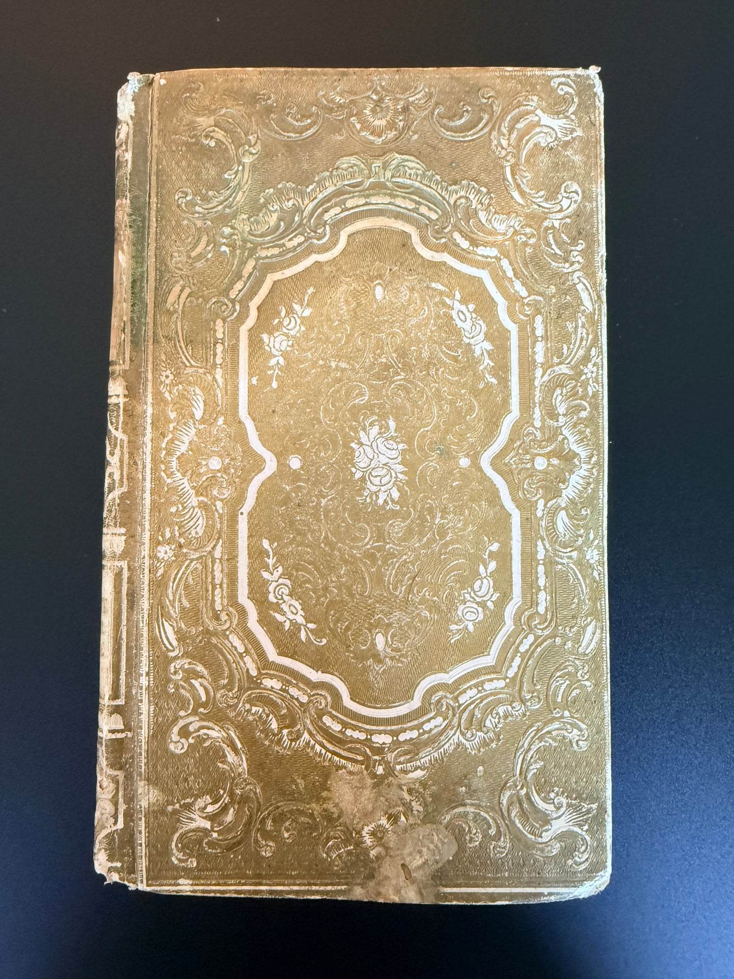 French Cartonnage Book on Catholic Topic, 1851