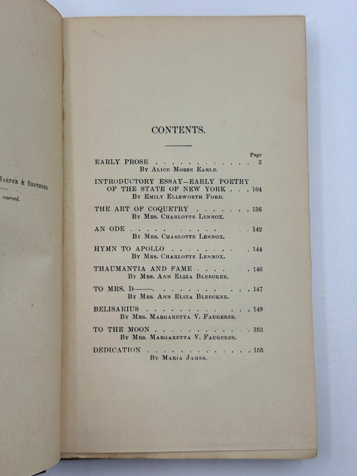 Early Prose & Verse, 1893