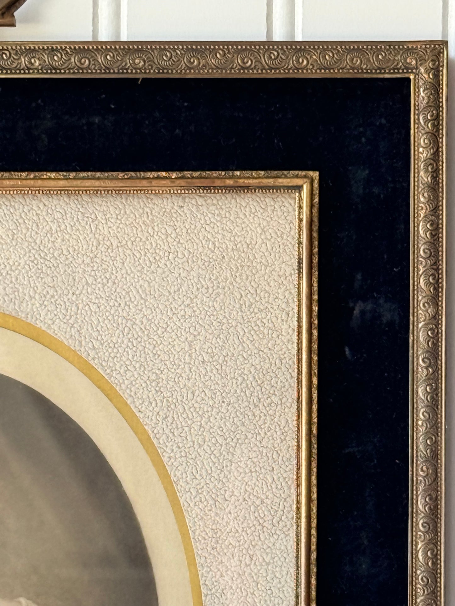 Antique Framed Female Portait, 13”