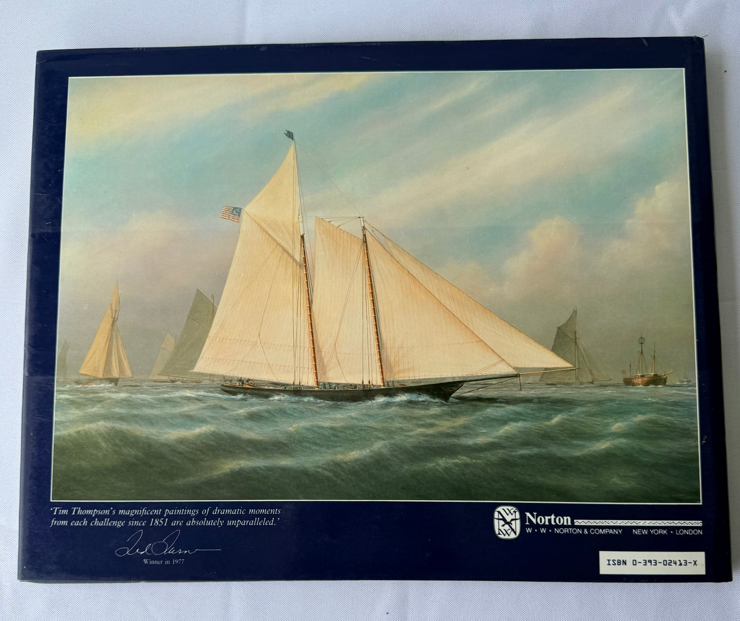 The Winning Moment, Paintings of The America’s Cup (1851-1987). Tim Thompson Art