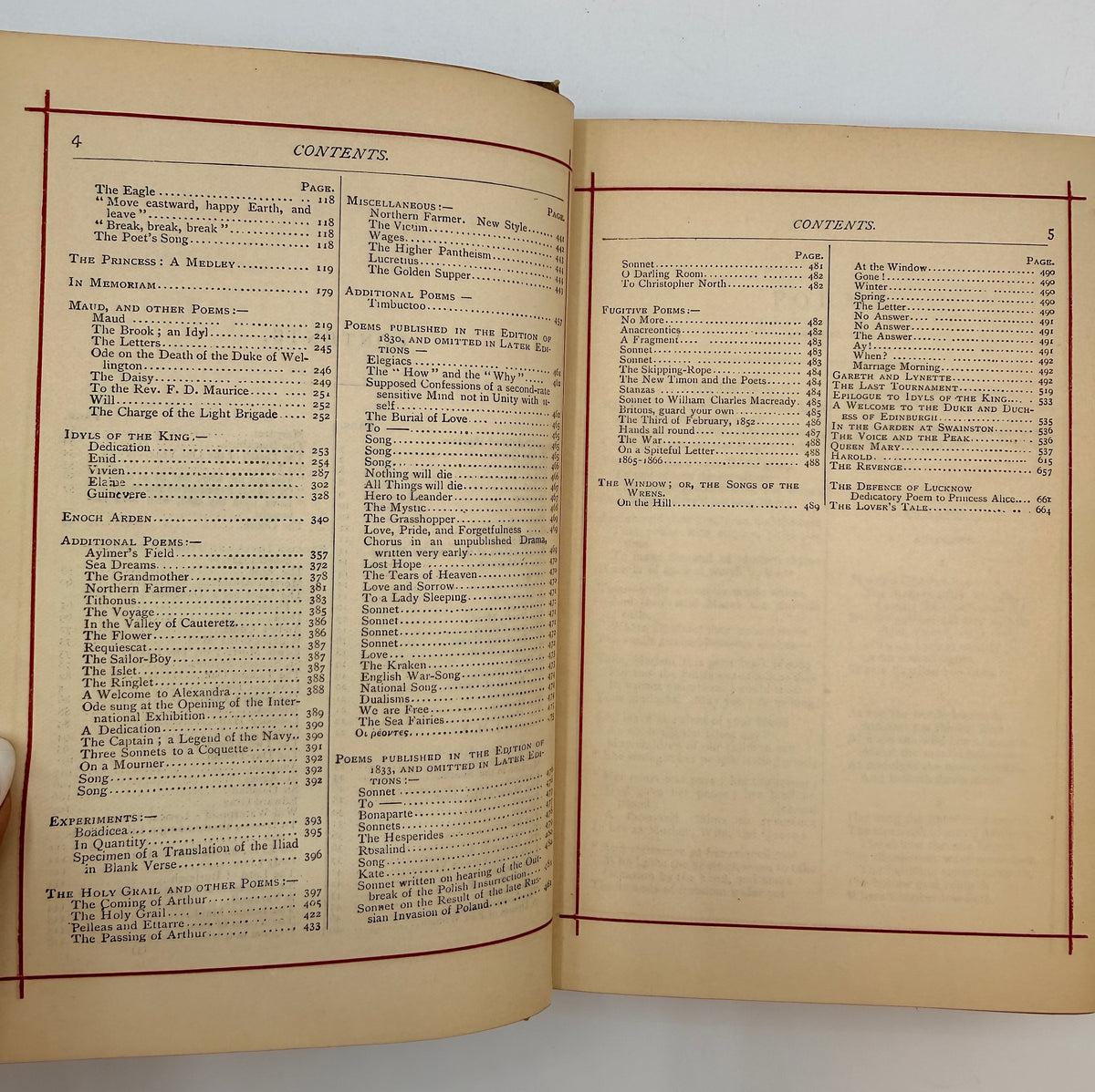 Alfred Tennyson’s Poetical Works, The Princess & Others