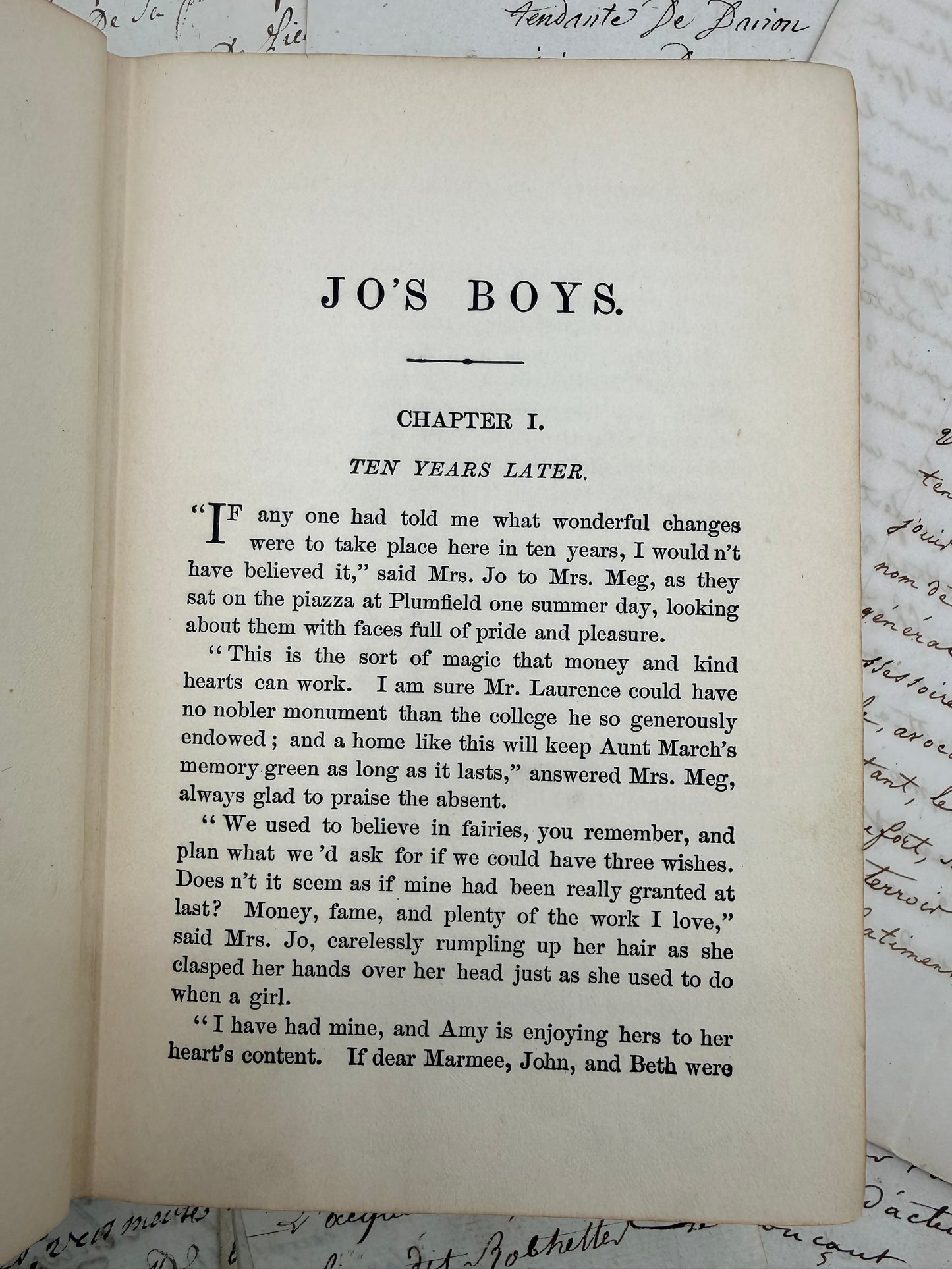 Louisa M Alcott’s Jo’s Boys, 1899