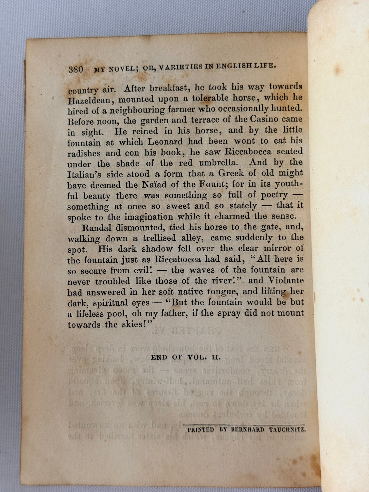 My Novel by Sir Edward Bulwer Lytton, 1851
