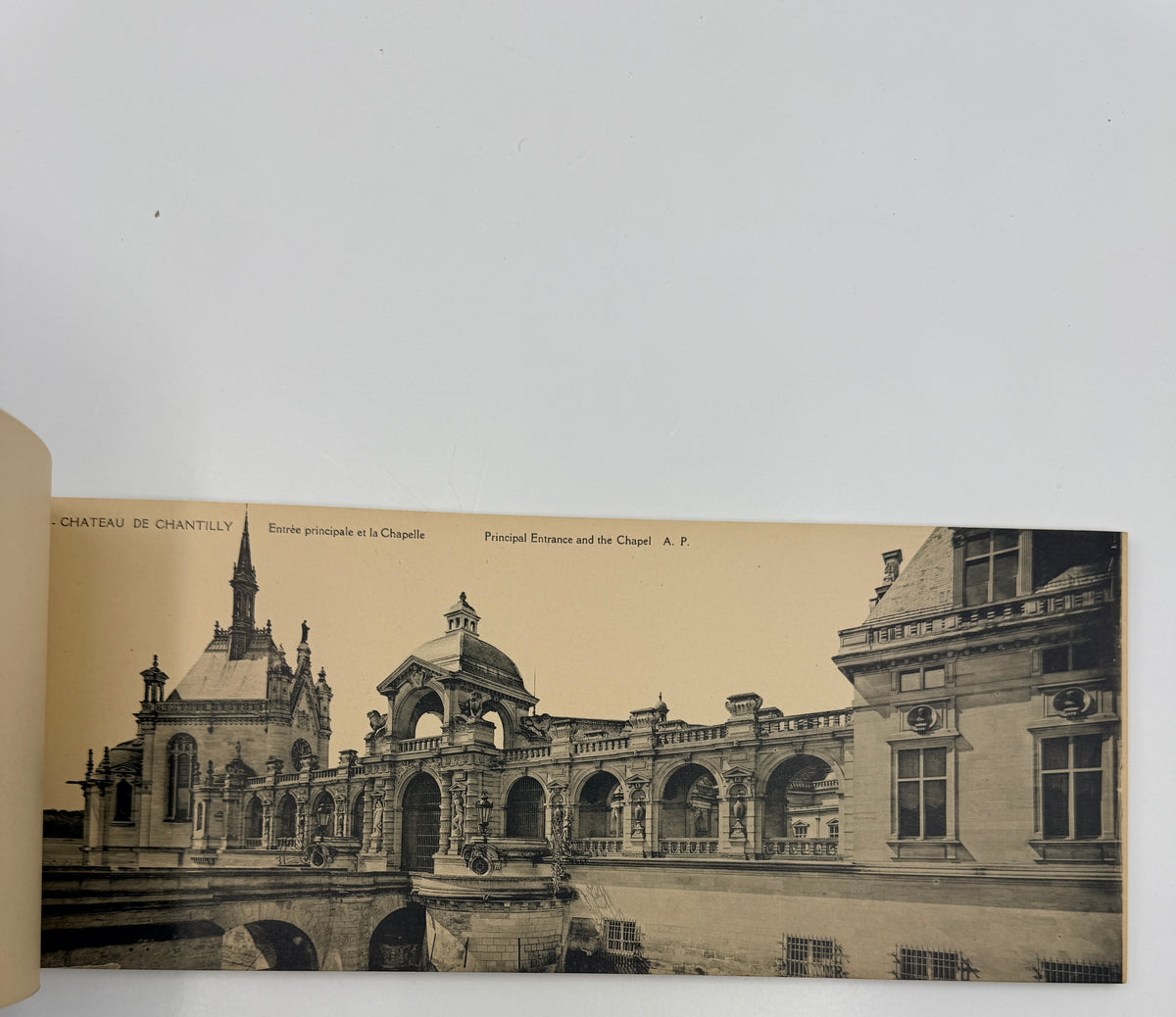 Le Chateau Chantilly le Parc Panoramiques, French Vintage Panoramics