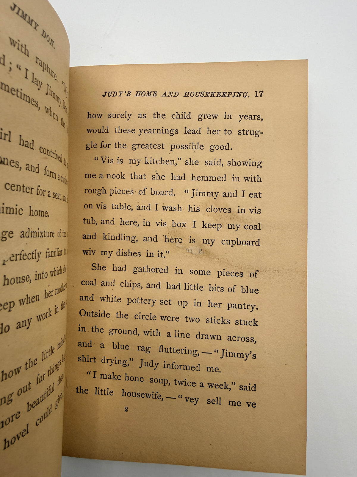 Jimmy Don, Antique Book, 1868