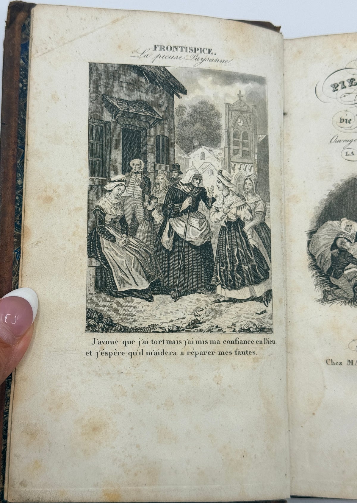 The Pious Peasant Woman, French, 1842