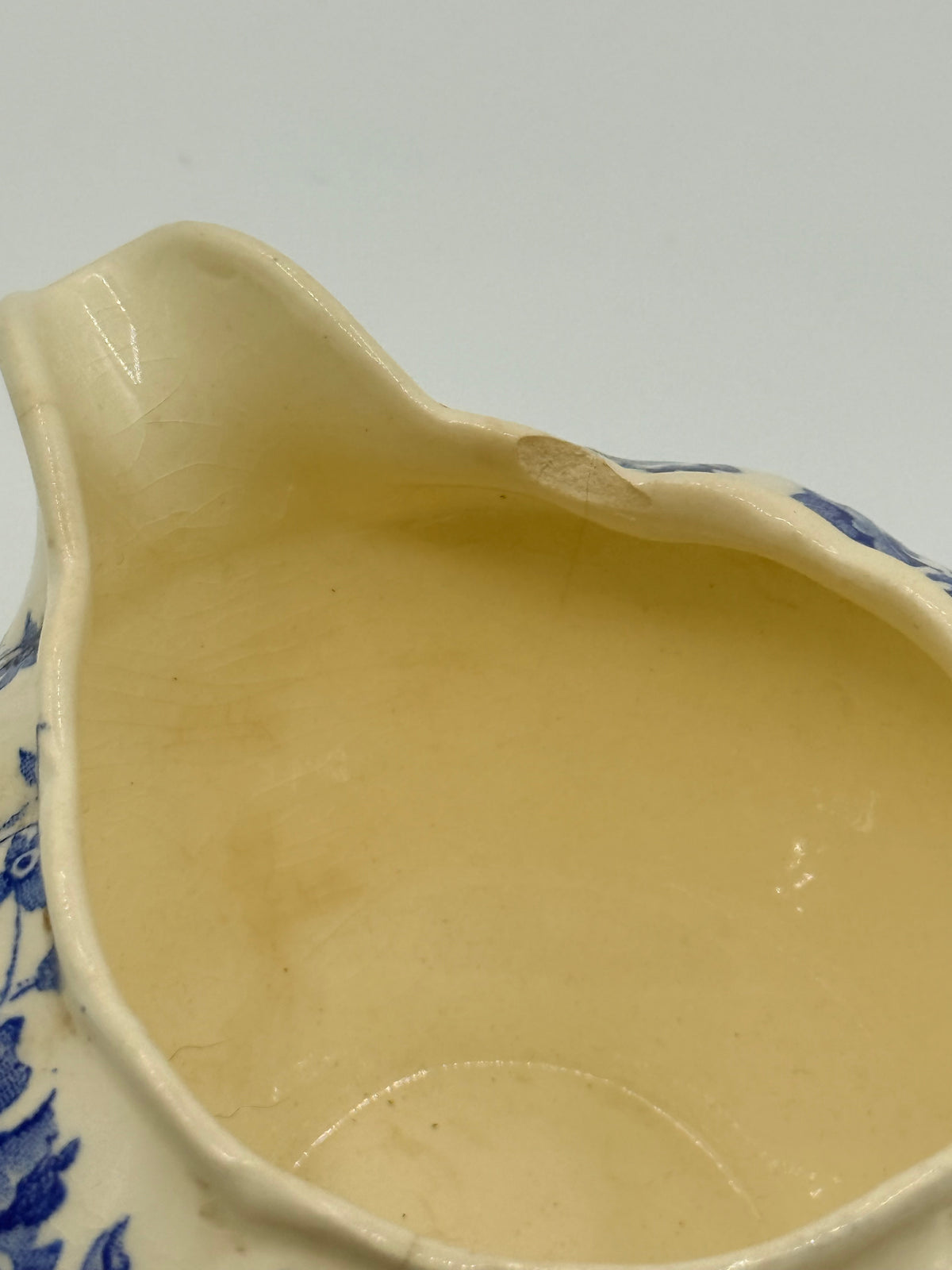 Taylor Smith Dogwood Blue and White Creamer