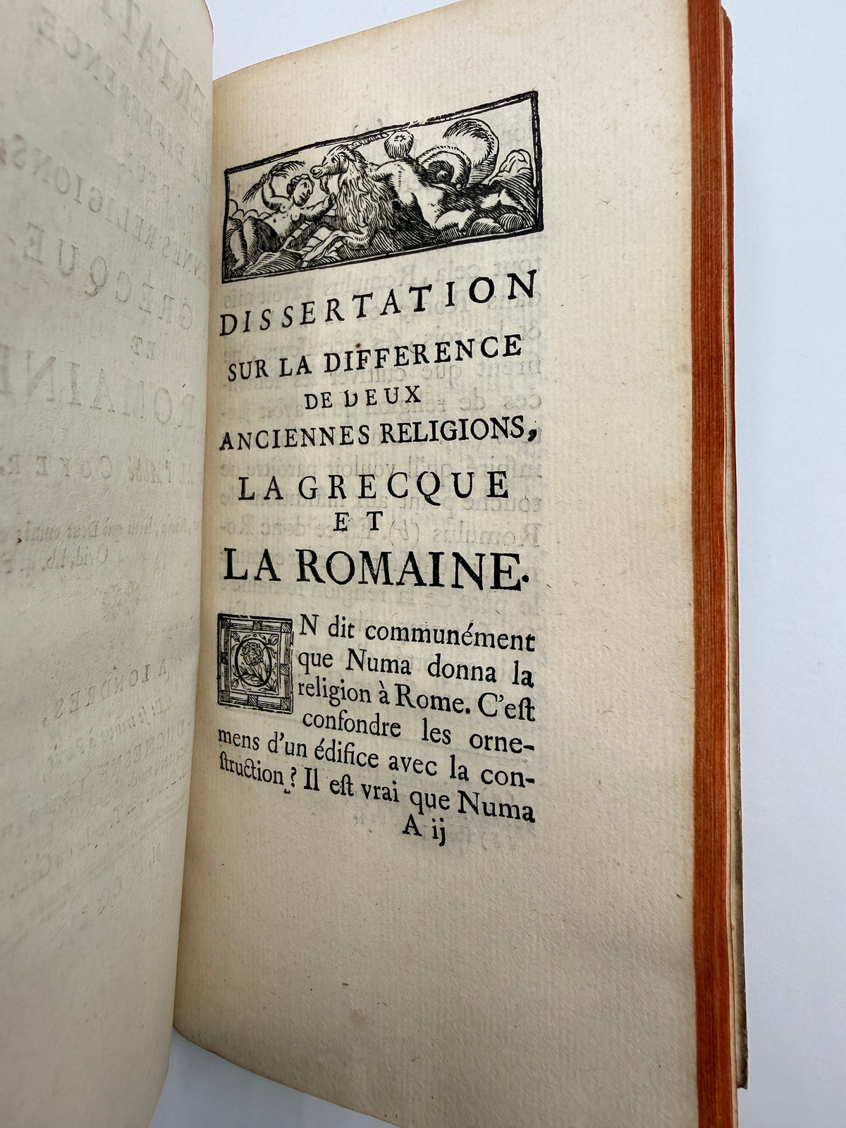 Memoire & Others, Antique French Book, 1762