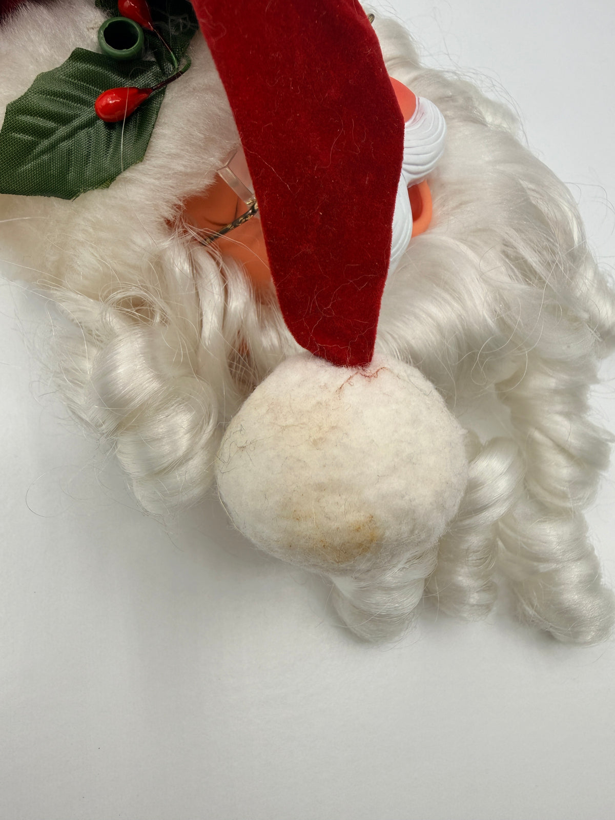Vintage Santa Face Wall or Tree Hanging