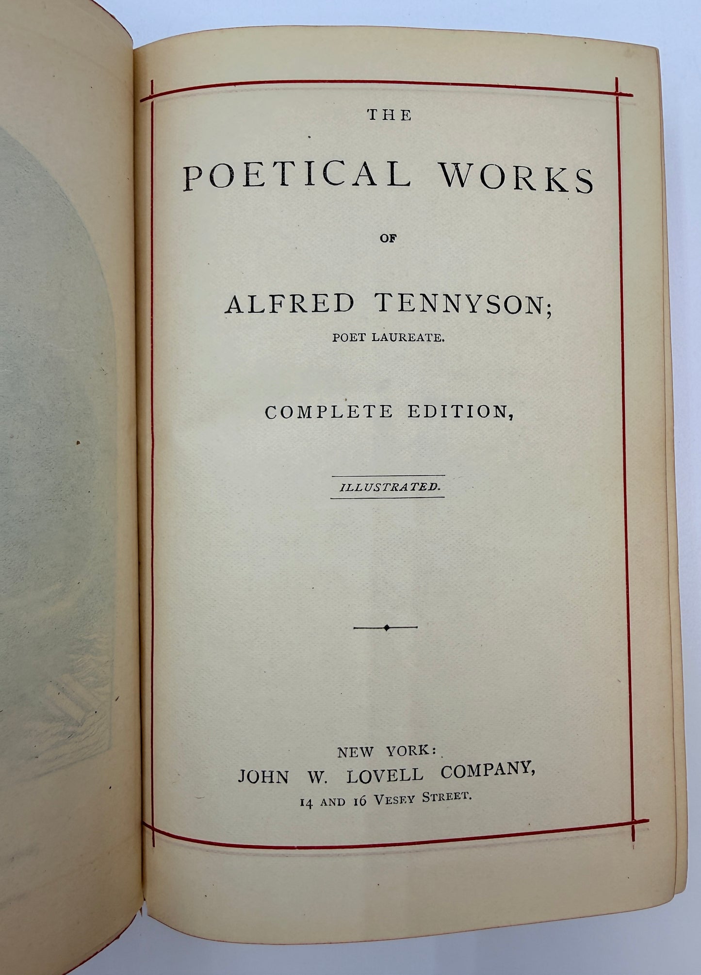 Alfred Tennyson’s Poetical Works, The Princess & Others