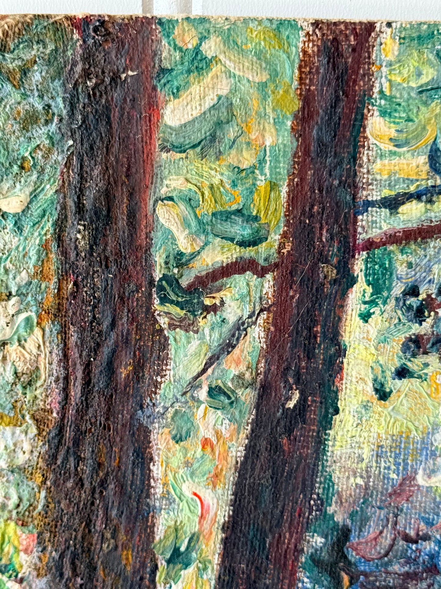 Jacques Louis Barcat Impressionist Landscape Oil, 8”