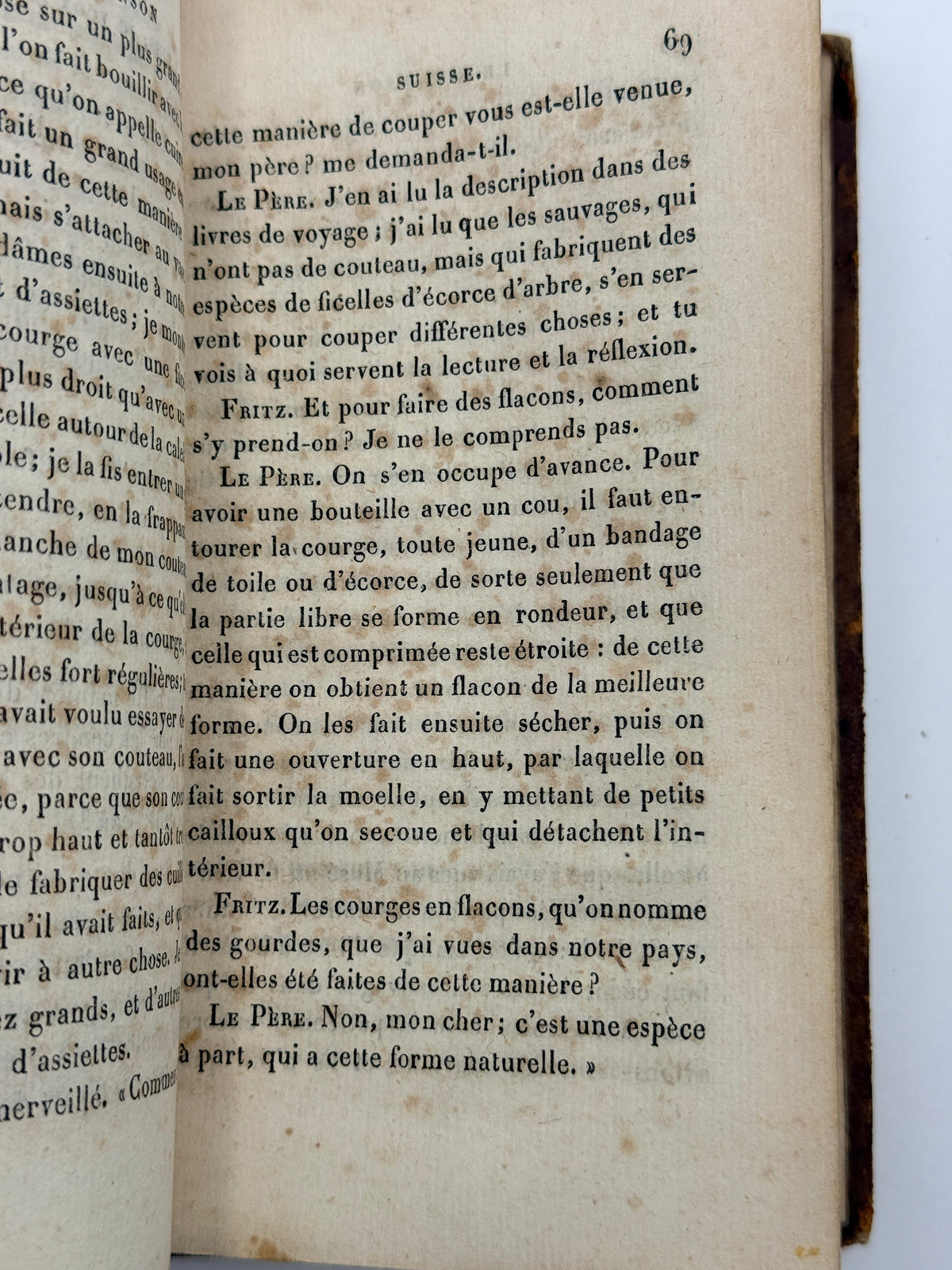 Le Robinson Suisse or Swiss Family Robinson, Vol 1, 1826, French