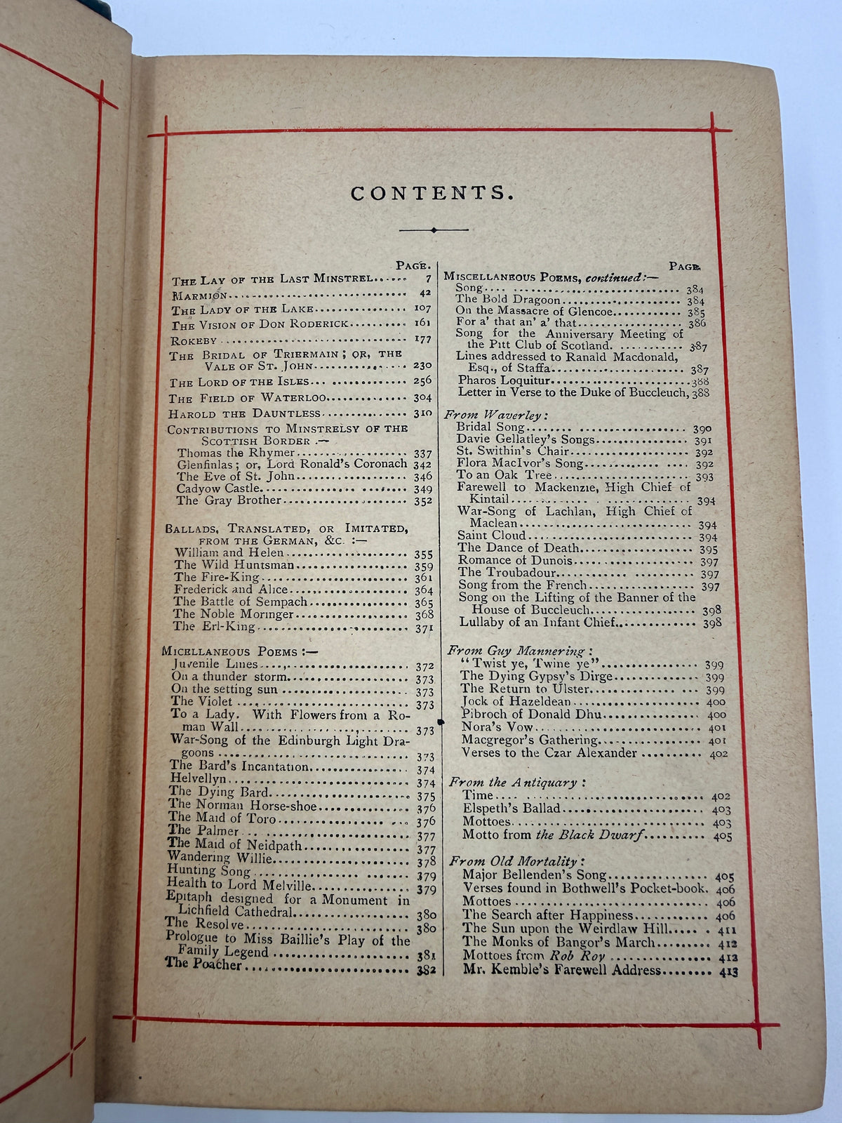 Sir Walter Scott’s Poetical Works, 1880’s