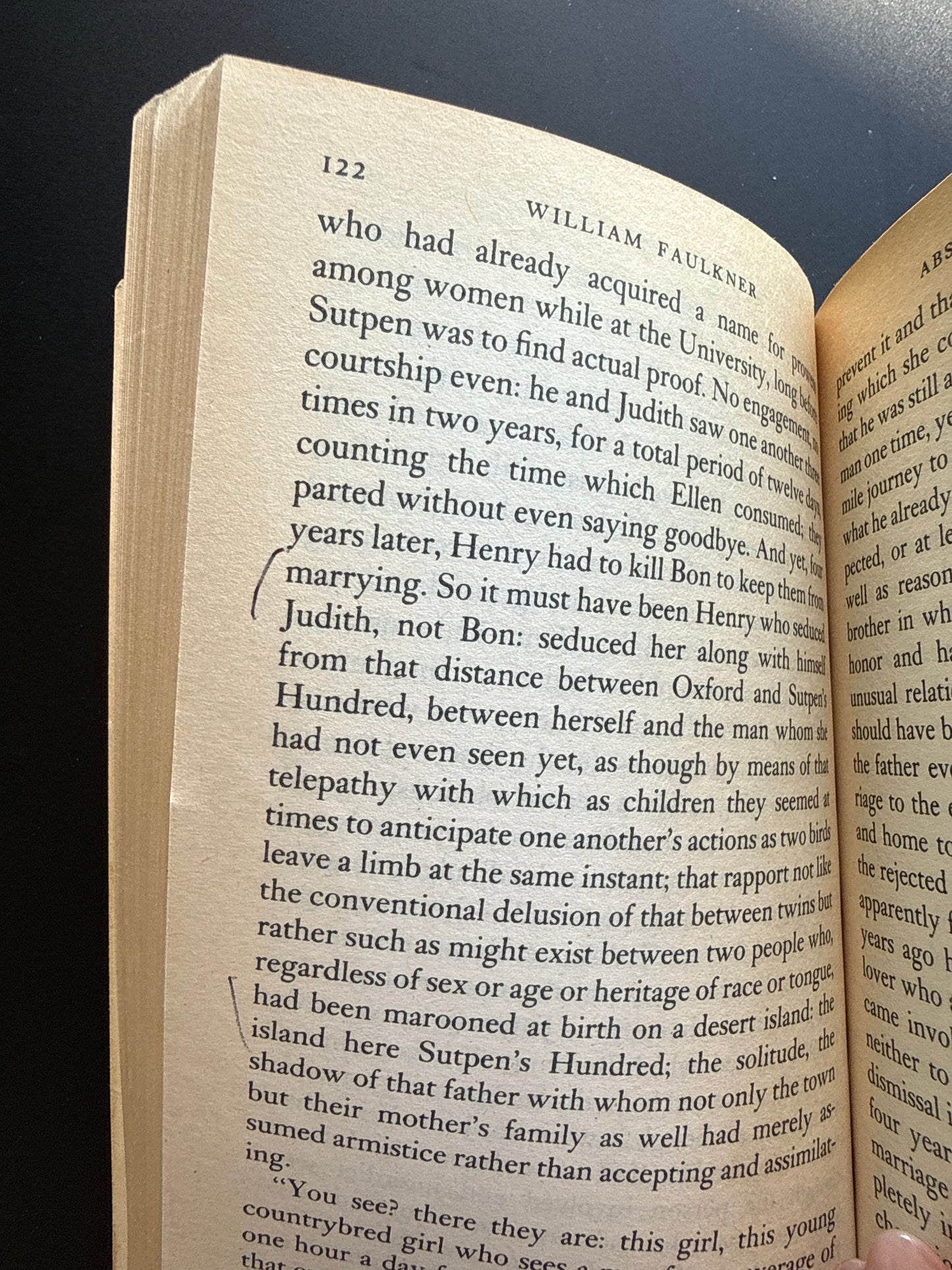 Absalom, Absalom by William Faulkner, 1987