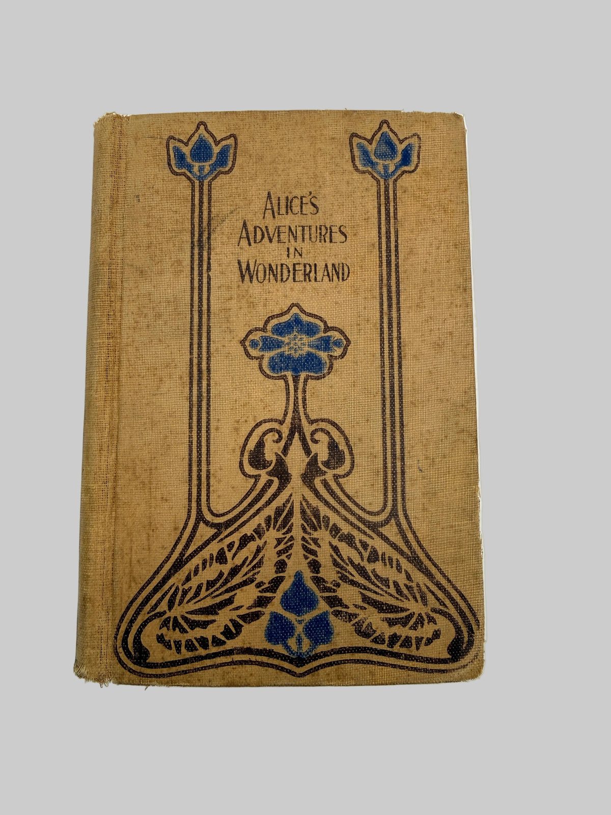 Antique art nouveau style lewis carroll book
