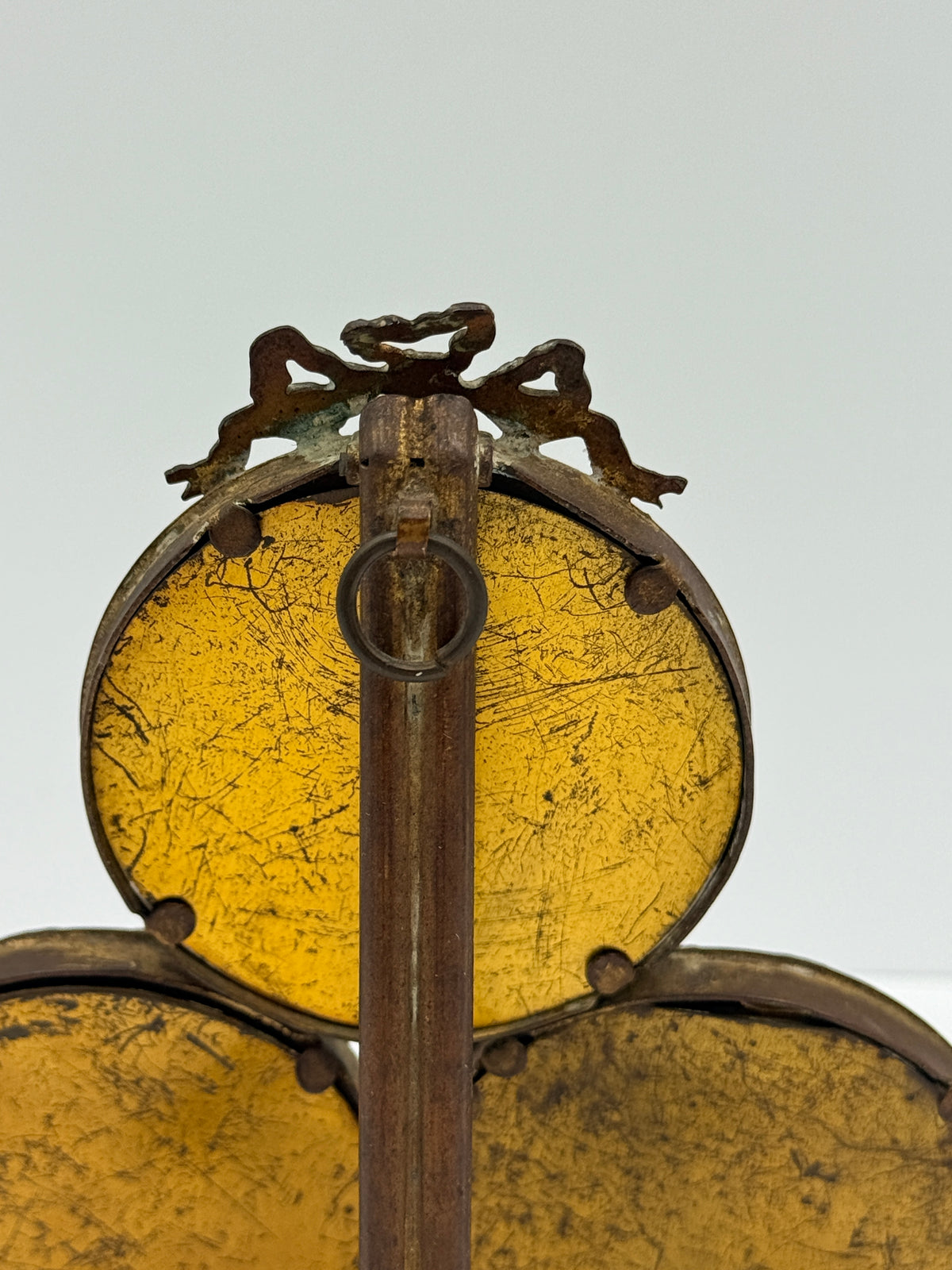 French Three Panel Frame with Bow