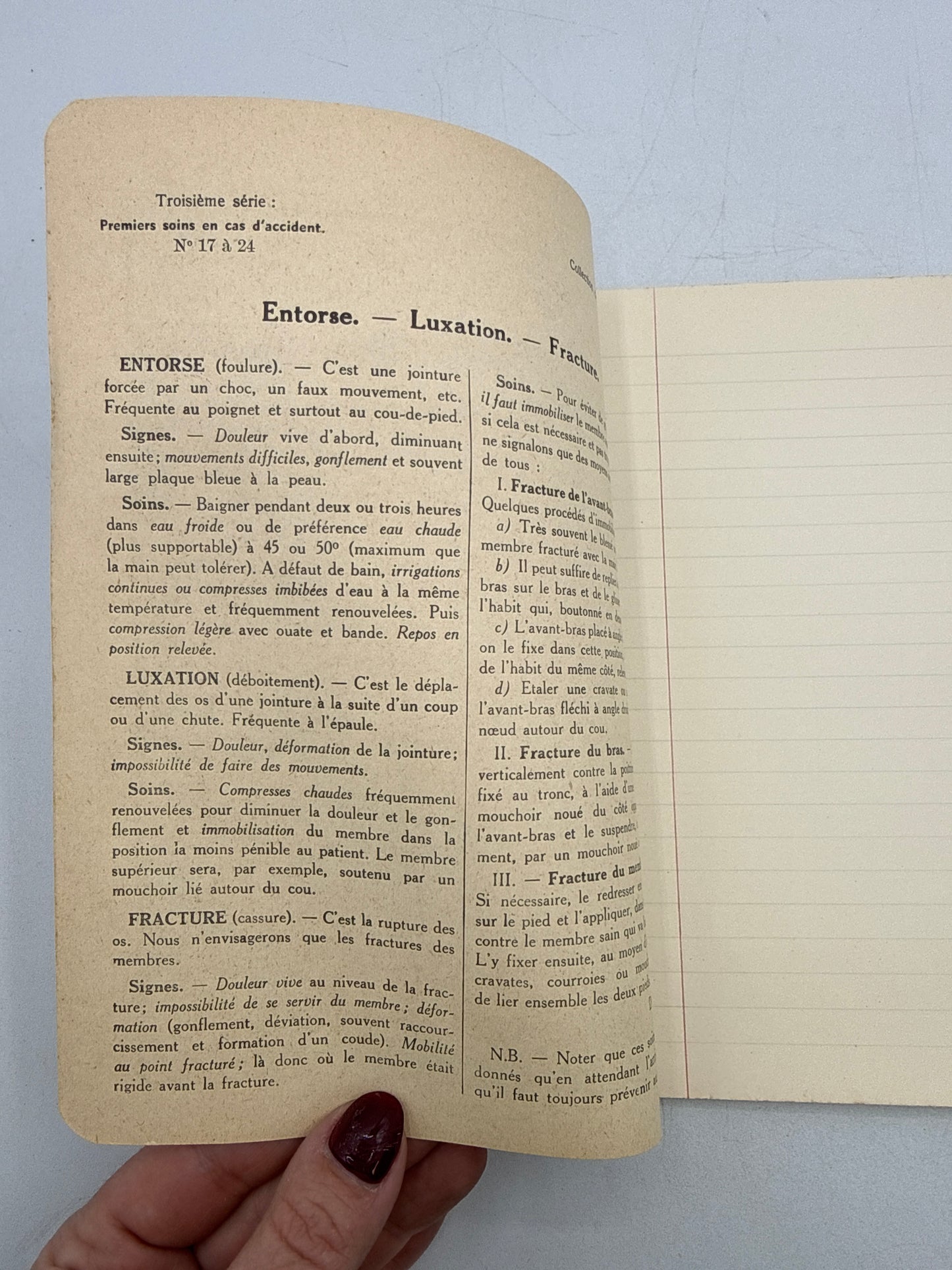 Vintage Medical Biology Lined Notebook, Belgium