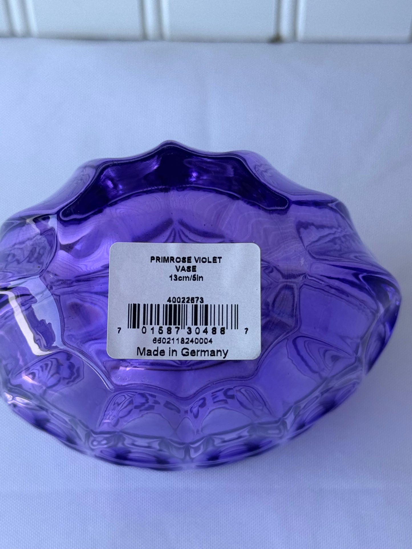 Primrose Purple Waterford Crystal Vase