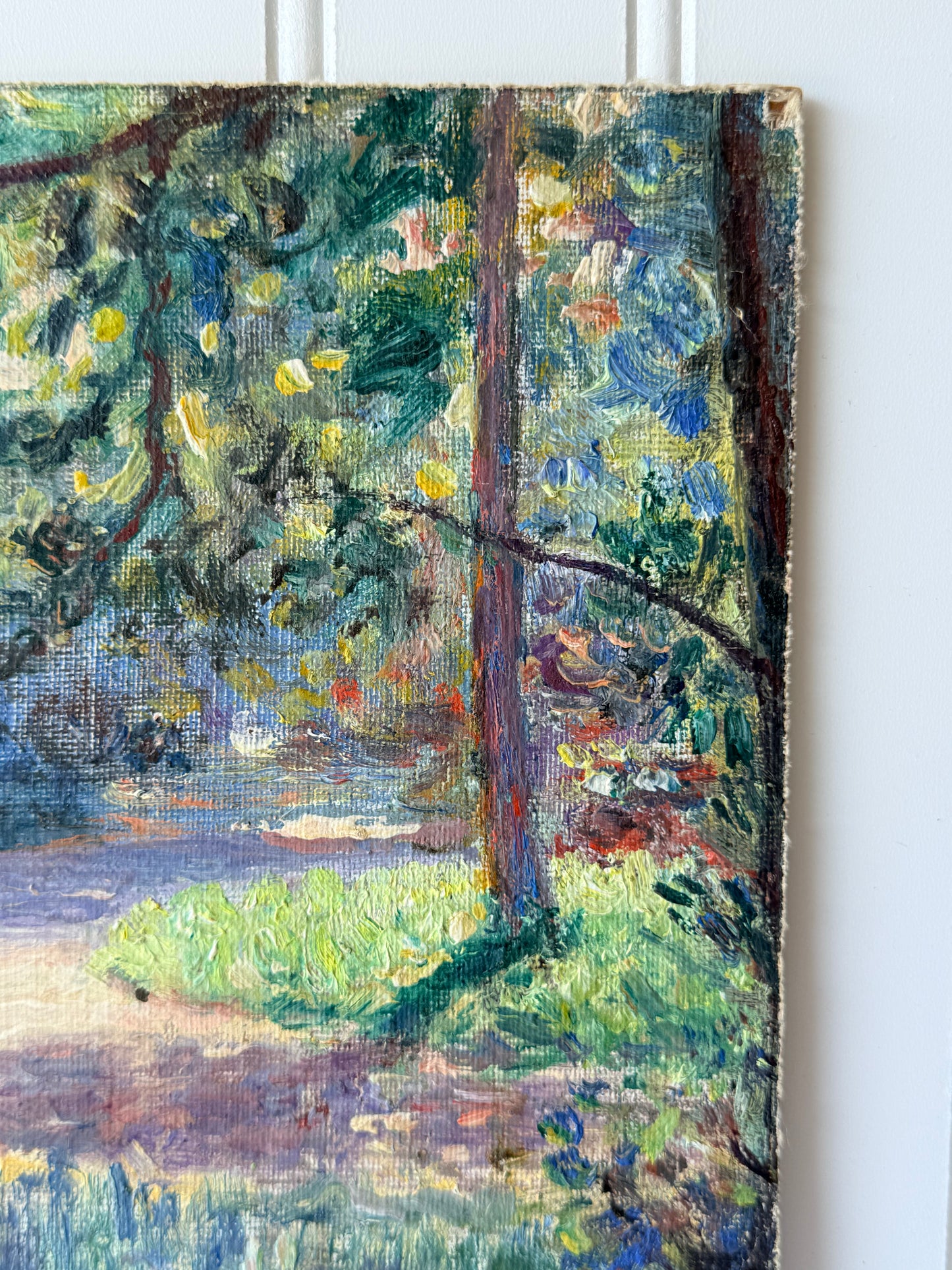 Jacques Louis Barcat Impressionist Landscape Oil, 8”
