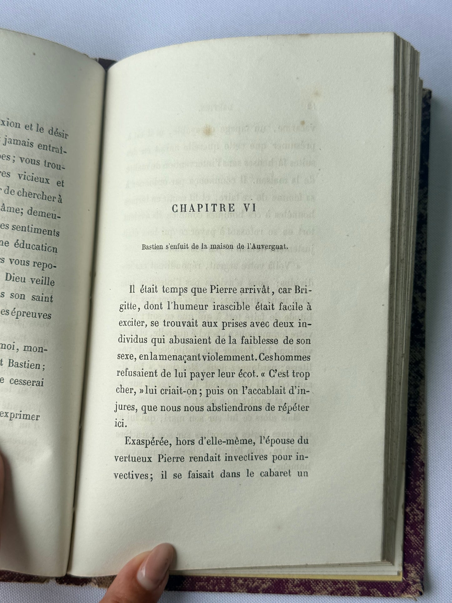 Bastien, Purple French Cartonnage Book