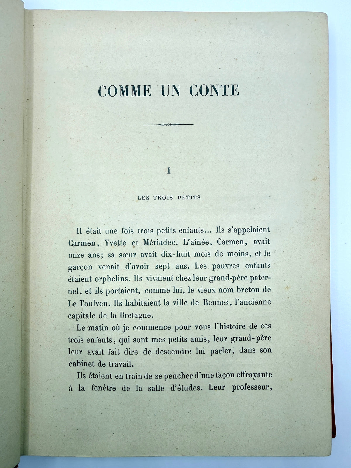 Comme un Conte by Marie de Chateau Verdun, 9"
