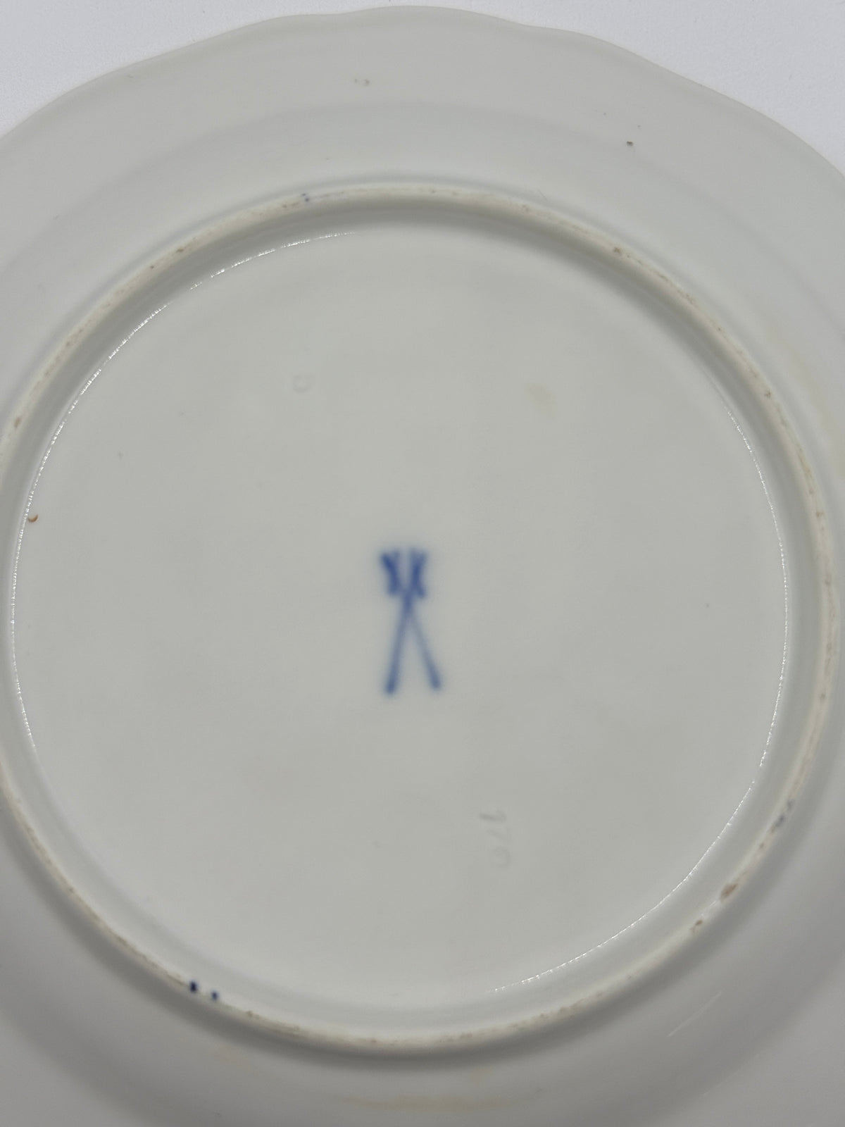 Meissen Blue Onion Zwiebelmuster Blue and White Plate, 7"