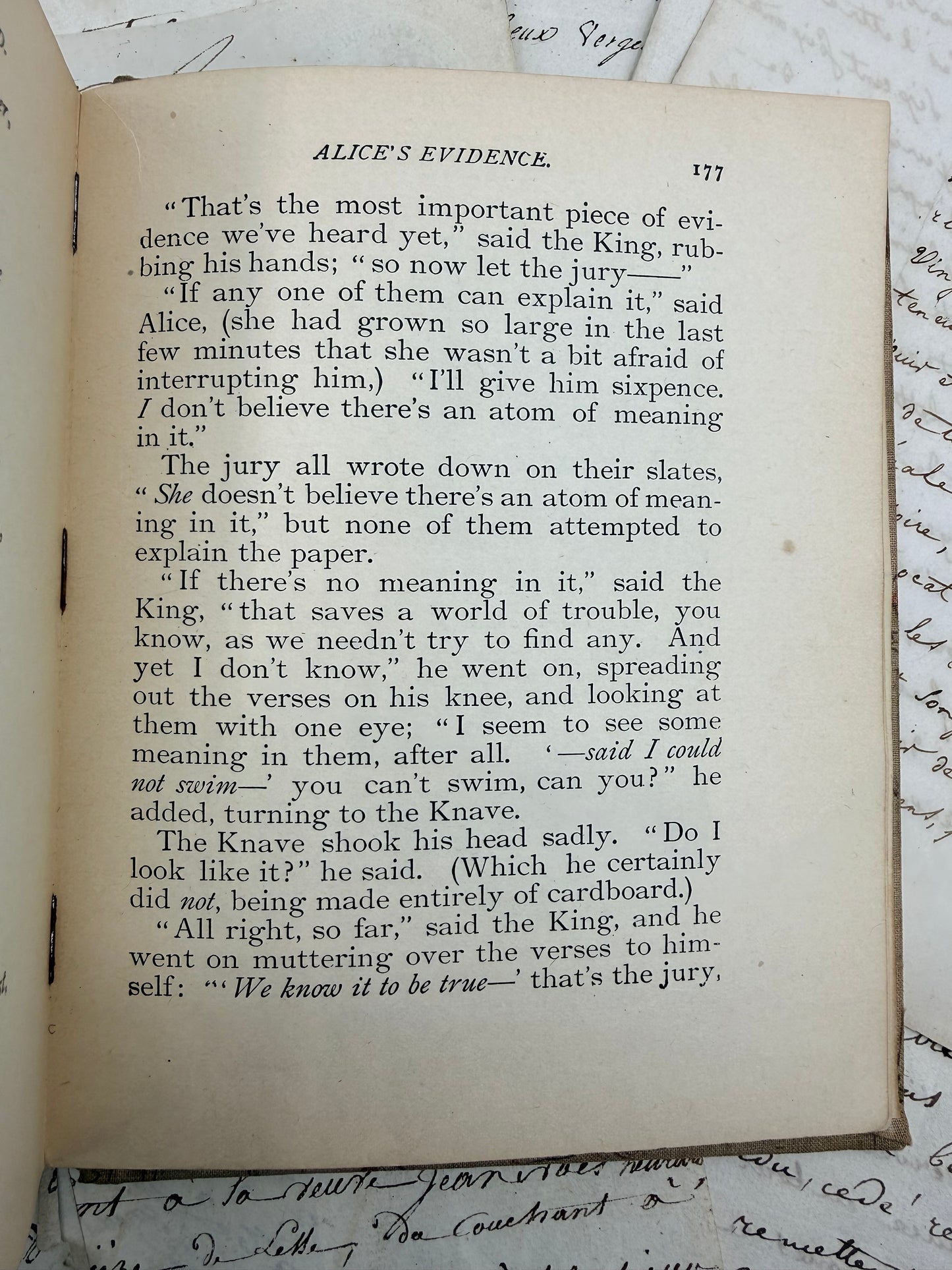 Alice’s Adventures in Wonderland by Lewis Carroll, 1897