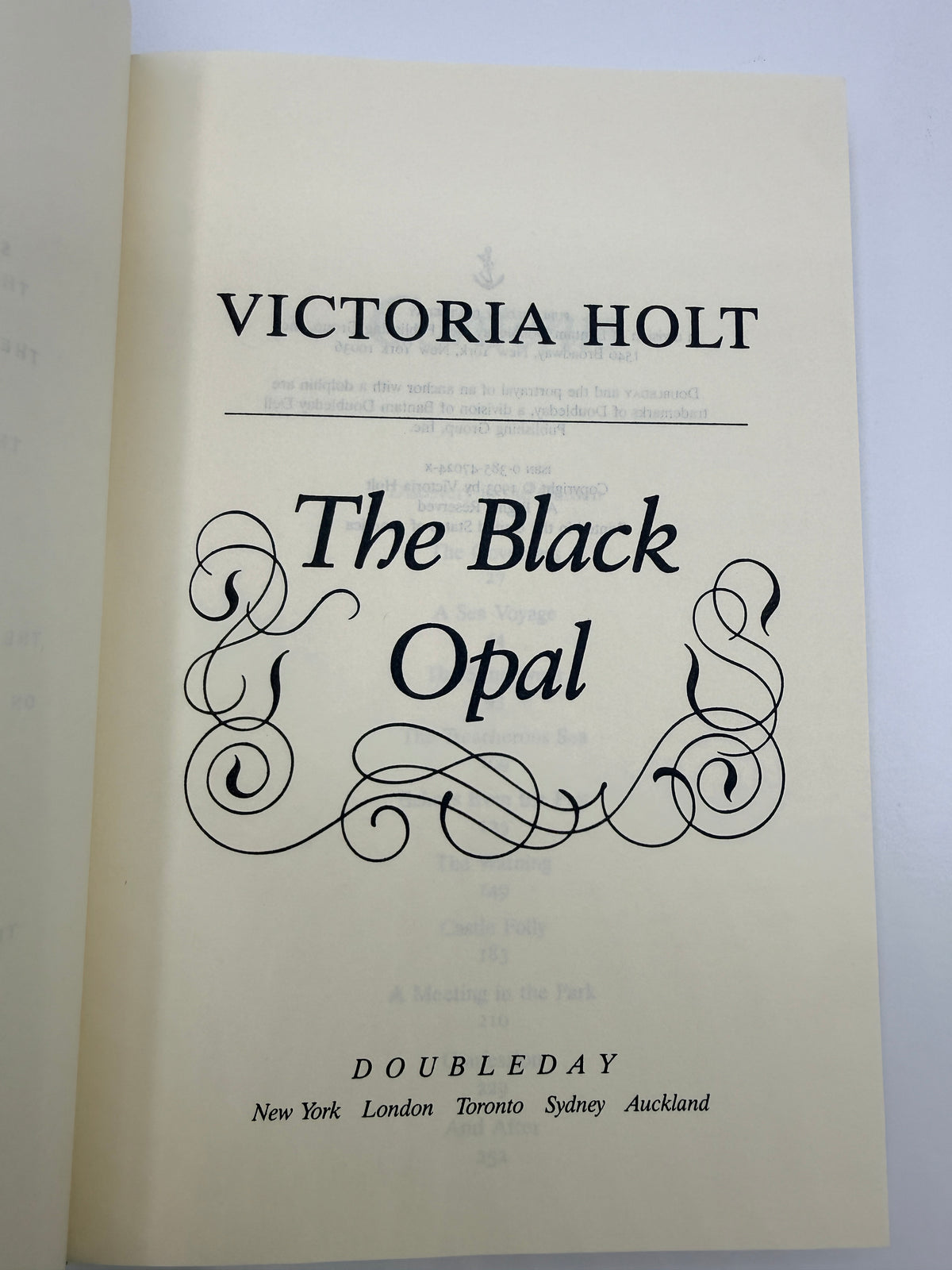 The Black Opal by Victoria Holt, 1993