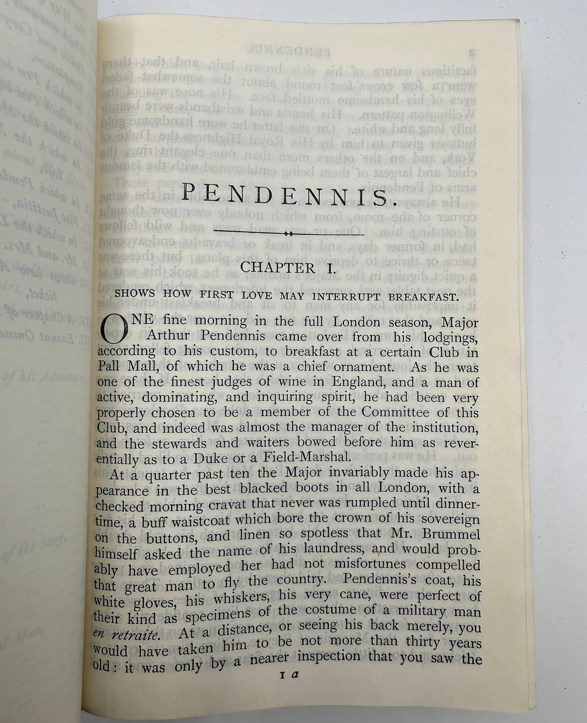 The History of Pendennis by Thackeray, Leather Binding