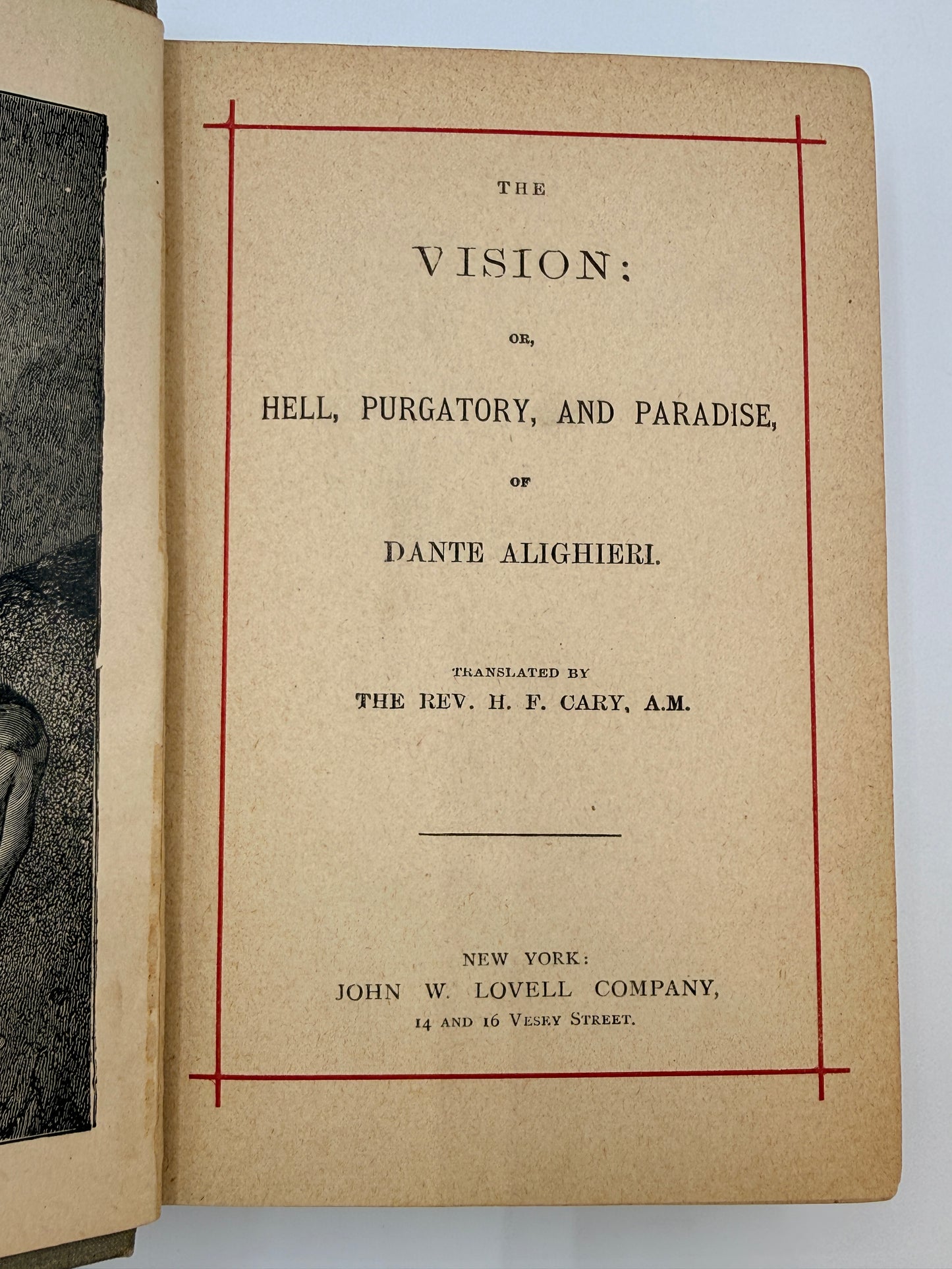 The Vision by Dante Alighieri, 19th Century