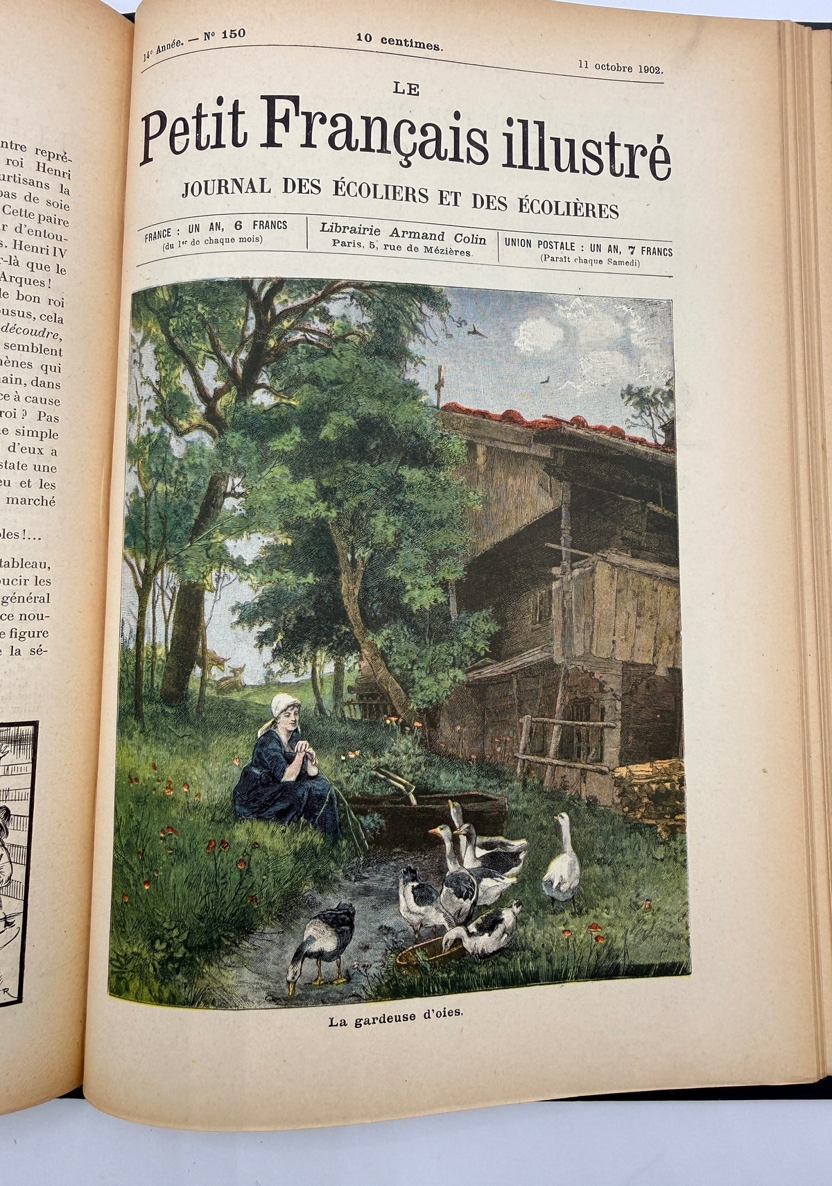Les Petit Francais Illustraé Journal, 1902, Antique French Journal Collection